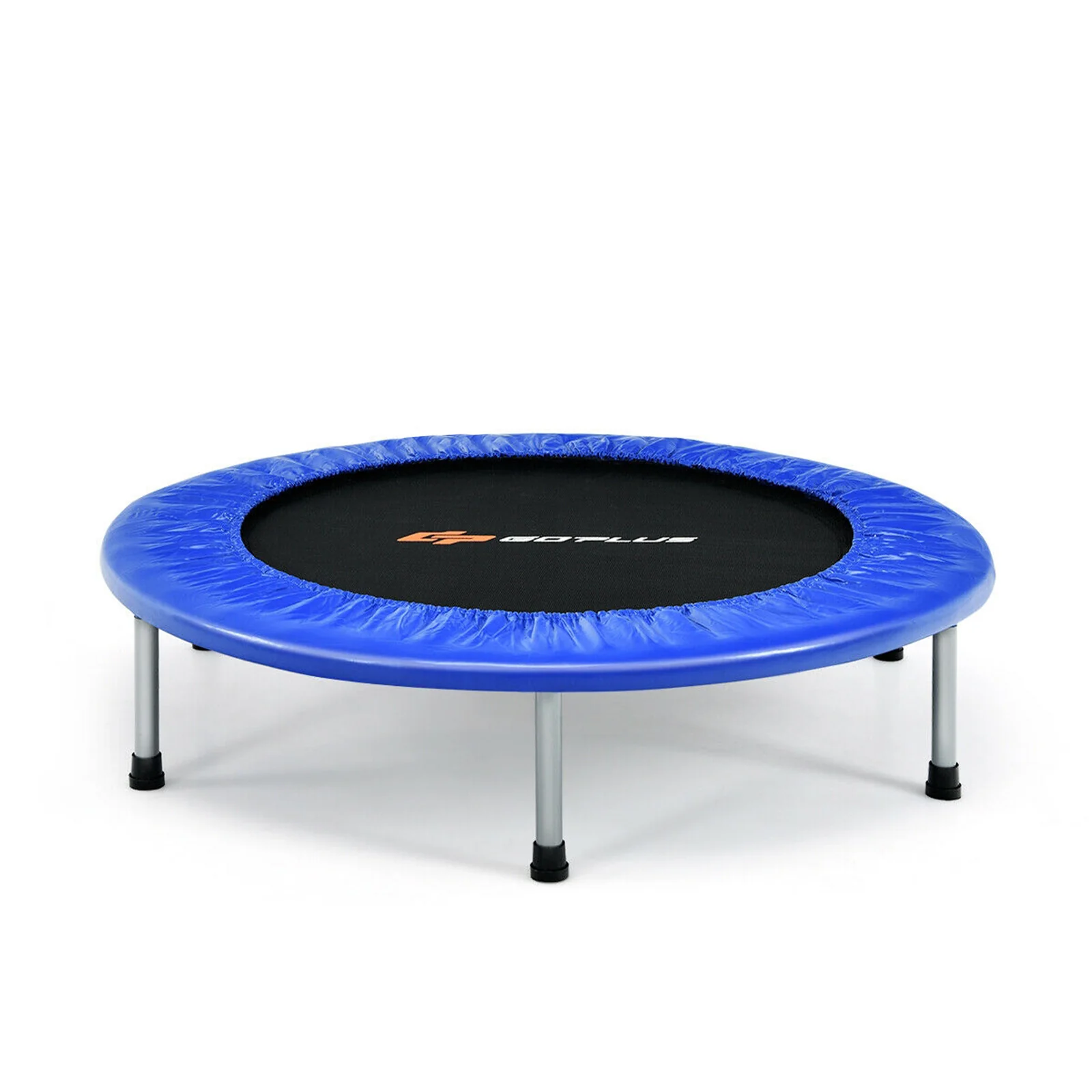 38 Inch Mini Folding Trampoline Portable Leisure Fitness Backboard - Image 3