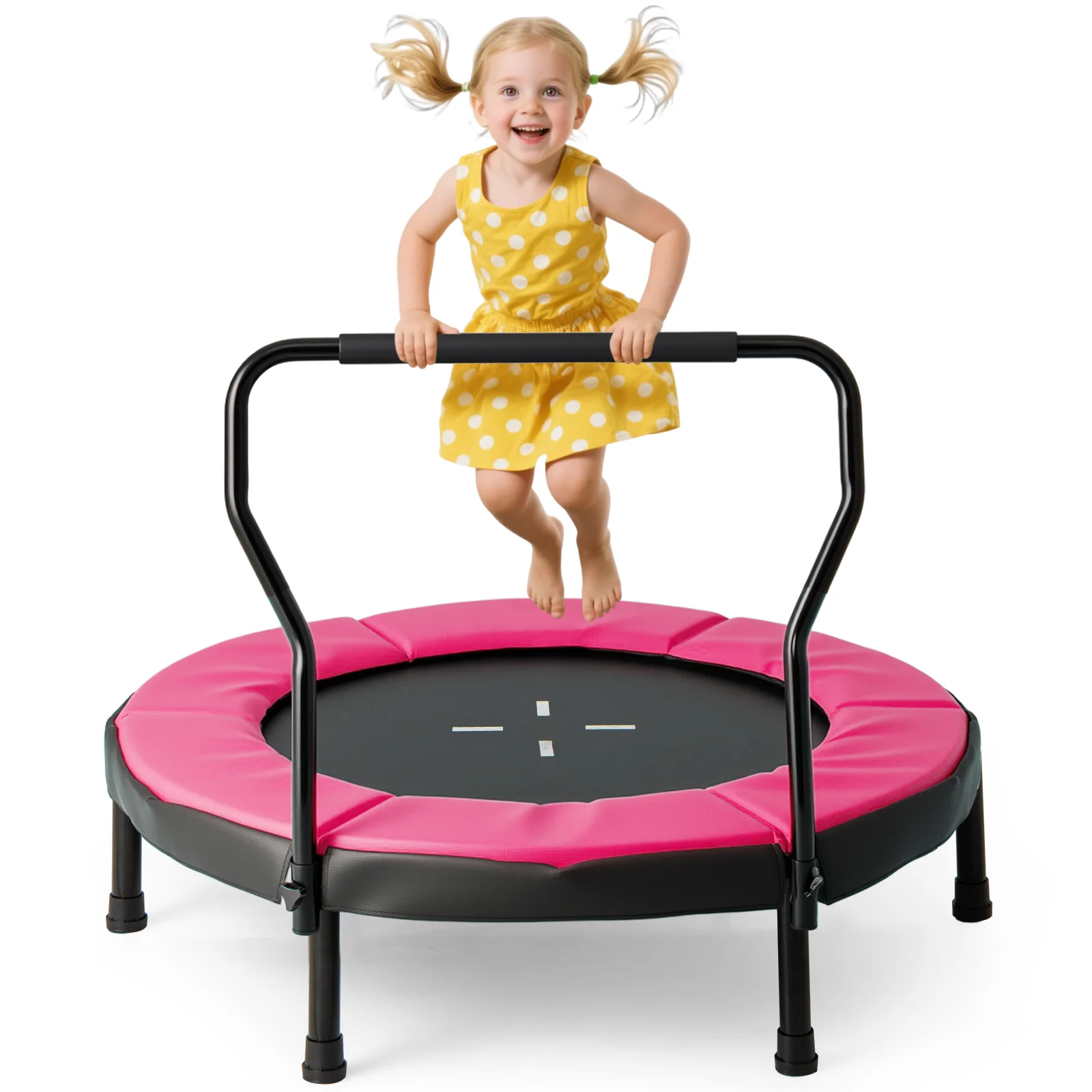 40 Inch Trampoline for Kids Indoor Outdoor Fitness Trampoline - Image 10