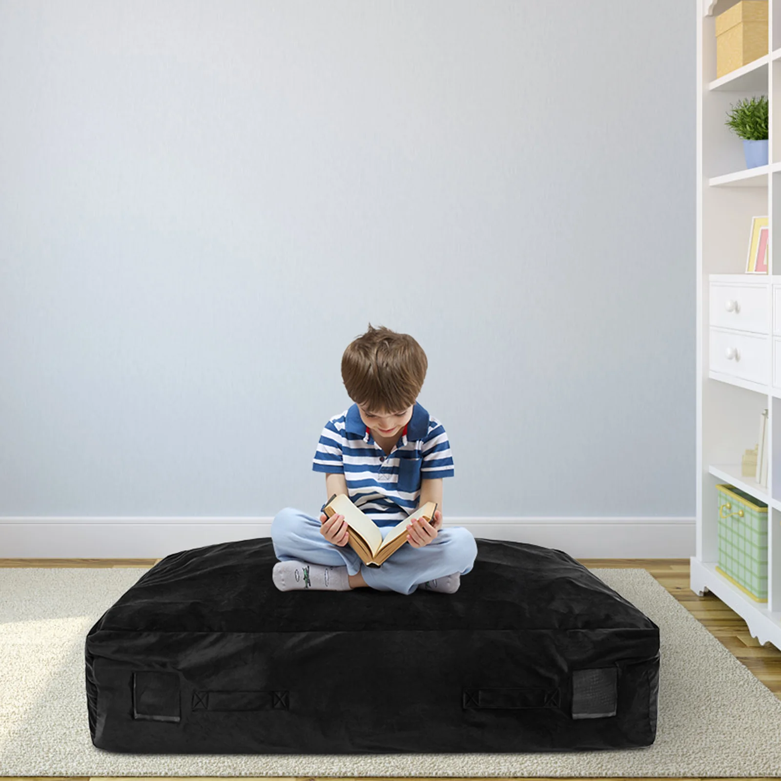 47 x 35.5 Inch Crash Pad Sensory Mat with Foam Blocks and Washable Cover - Image 10