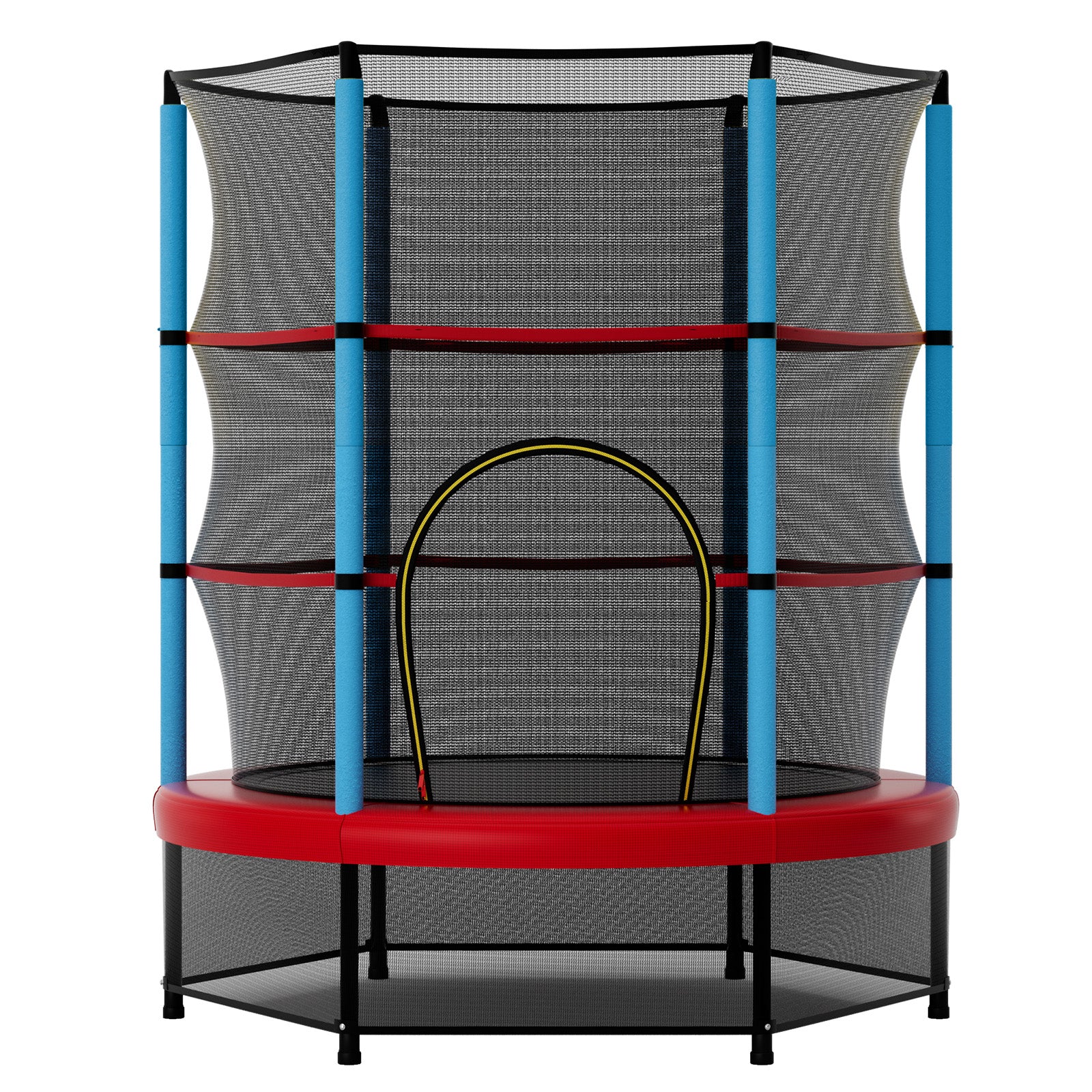 55 Inch Mini Trampoline for Kids with Safety Enclosure Net for Indoor Outdoor - Image 11
