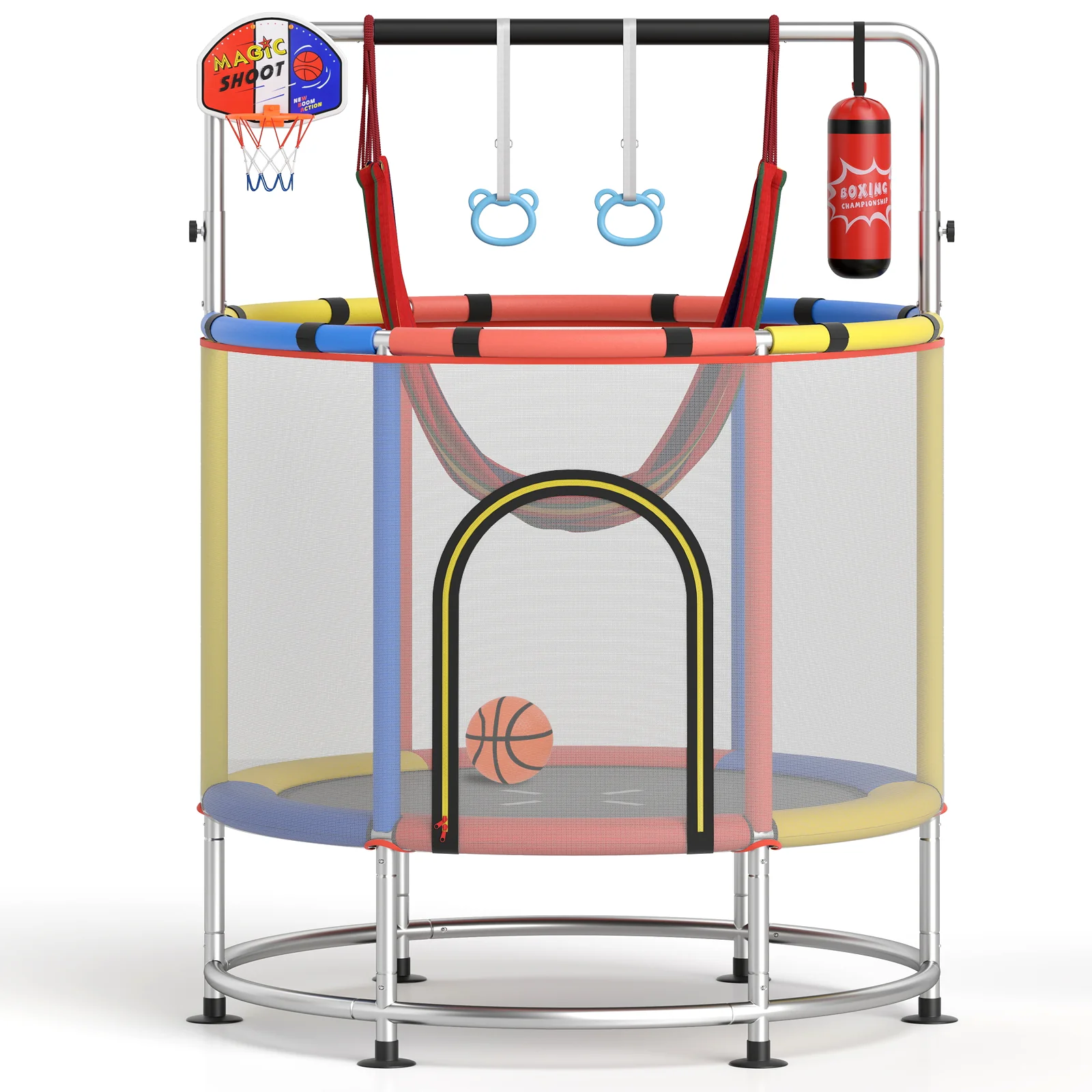 55" Kids Trampoline Gift for for 3-6 Years Old Boys and Girls - Image 18