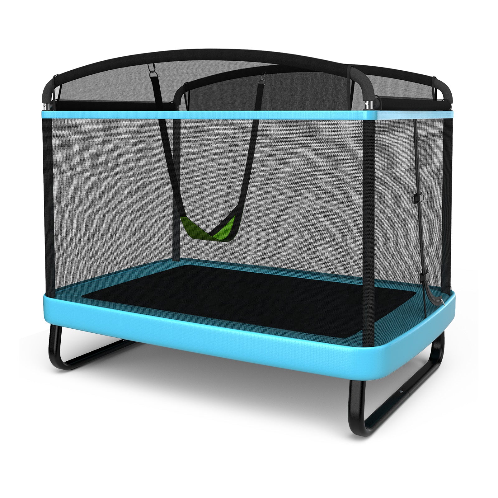 6 Feet Kids Entertaining Trampoline with Swing Safety Fence - Image 10