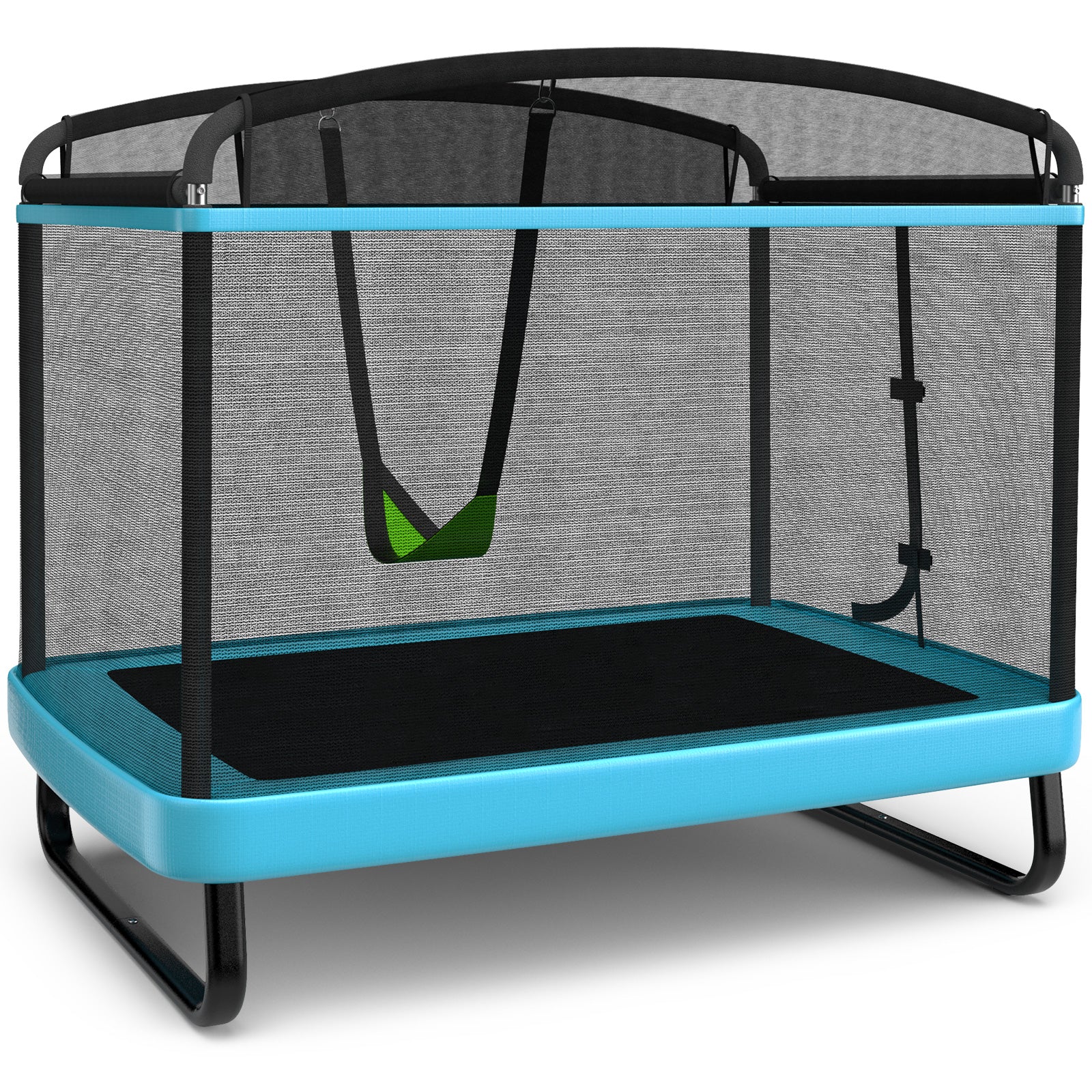 6 Feet Kids Entertaining Trampoline with Swing Safety Fence - Image 11