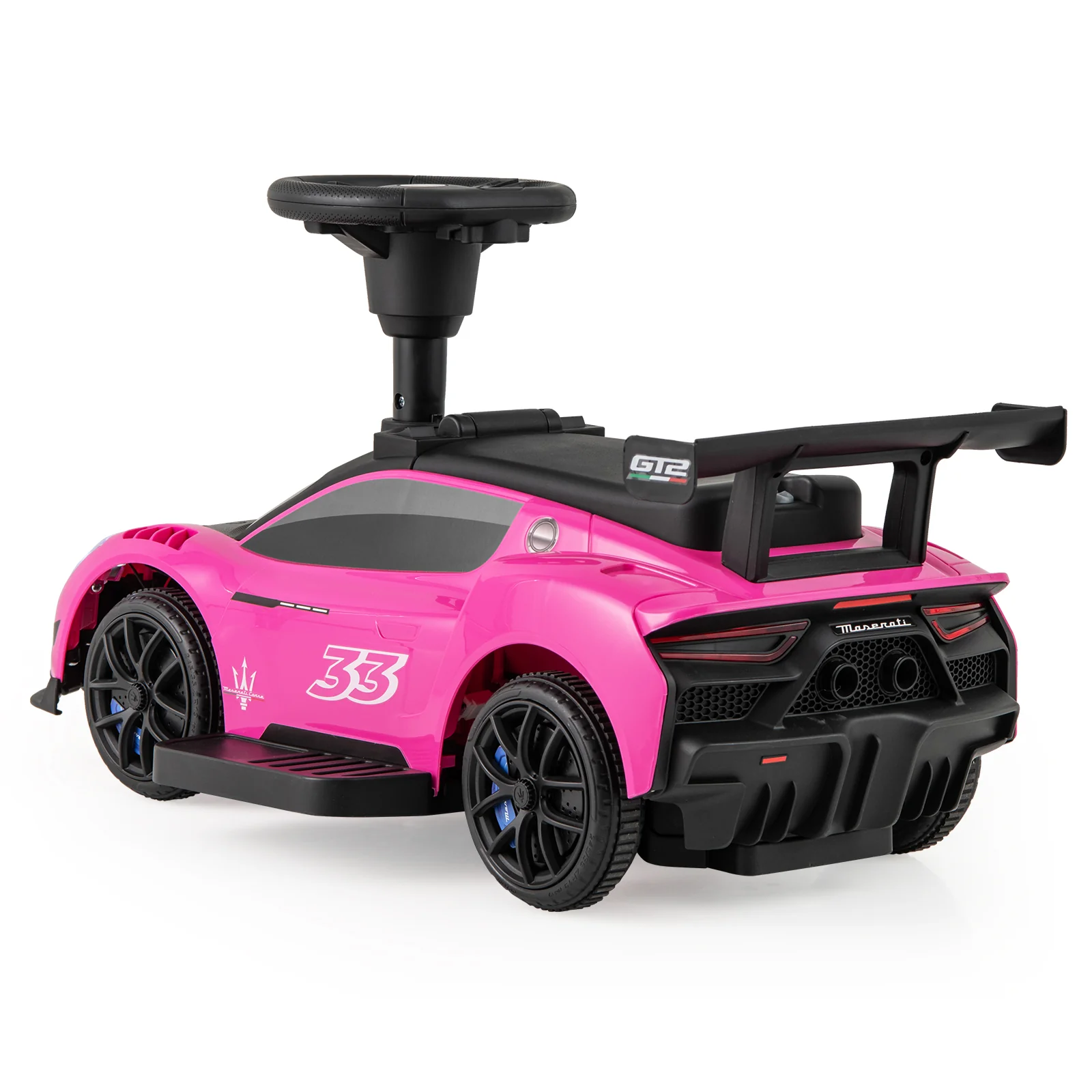 6V Electric Kids Ride on Push Car Maserati Licensed with Foot Pedal and Music - Image 4