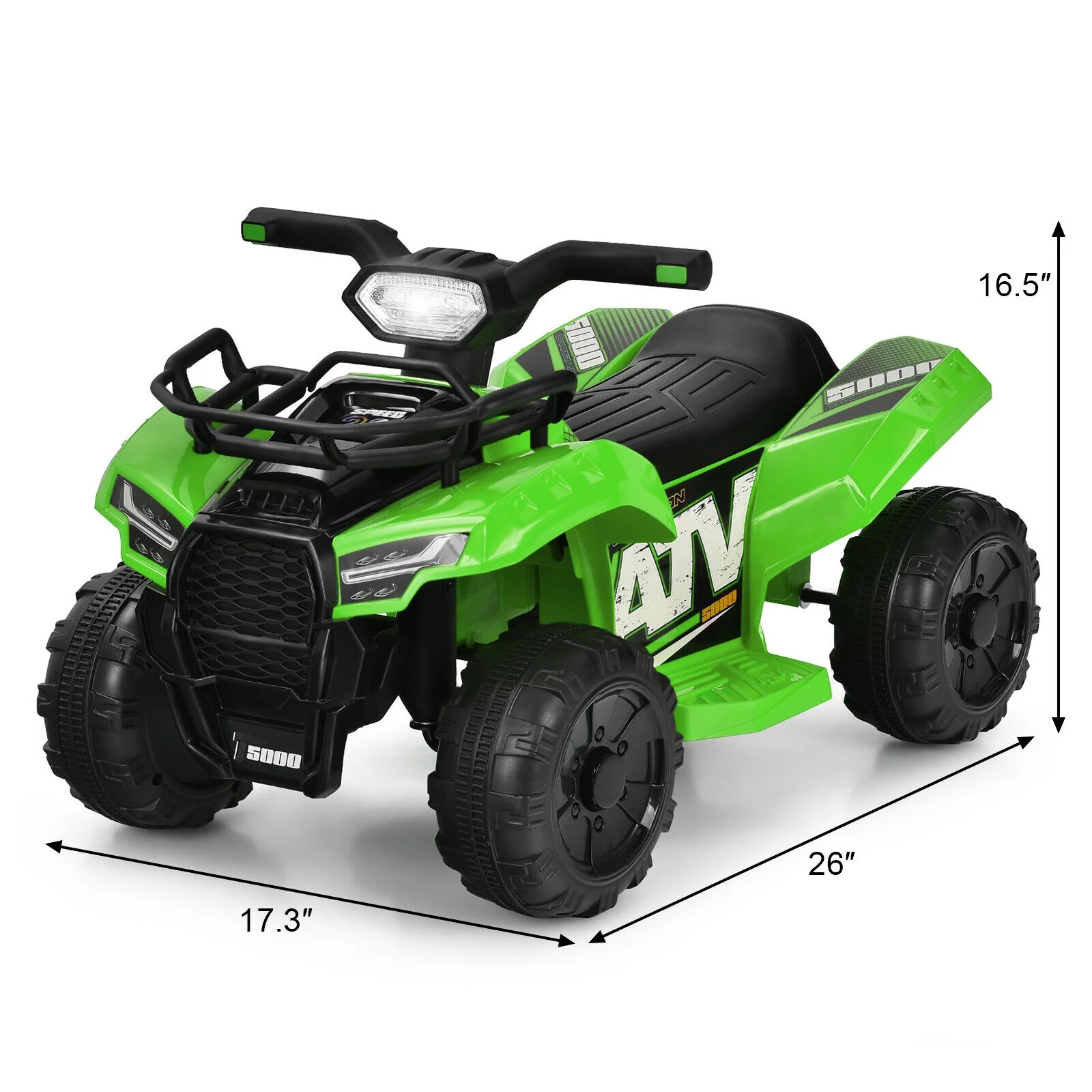6V Kids ATV Quad Electric Ride On Car with LED Light and MP3 - Image 12