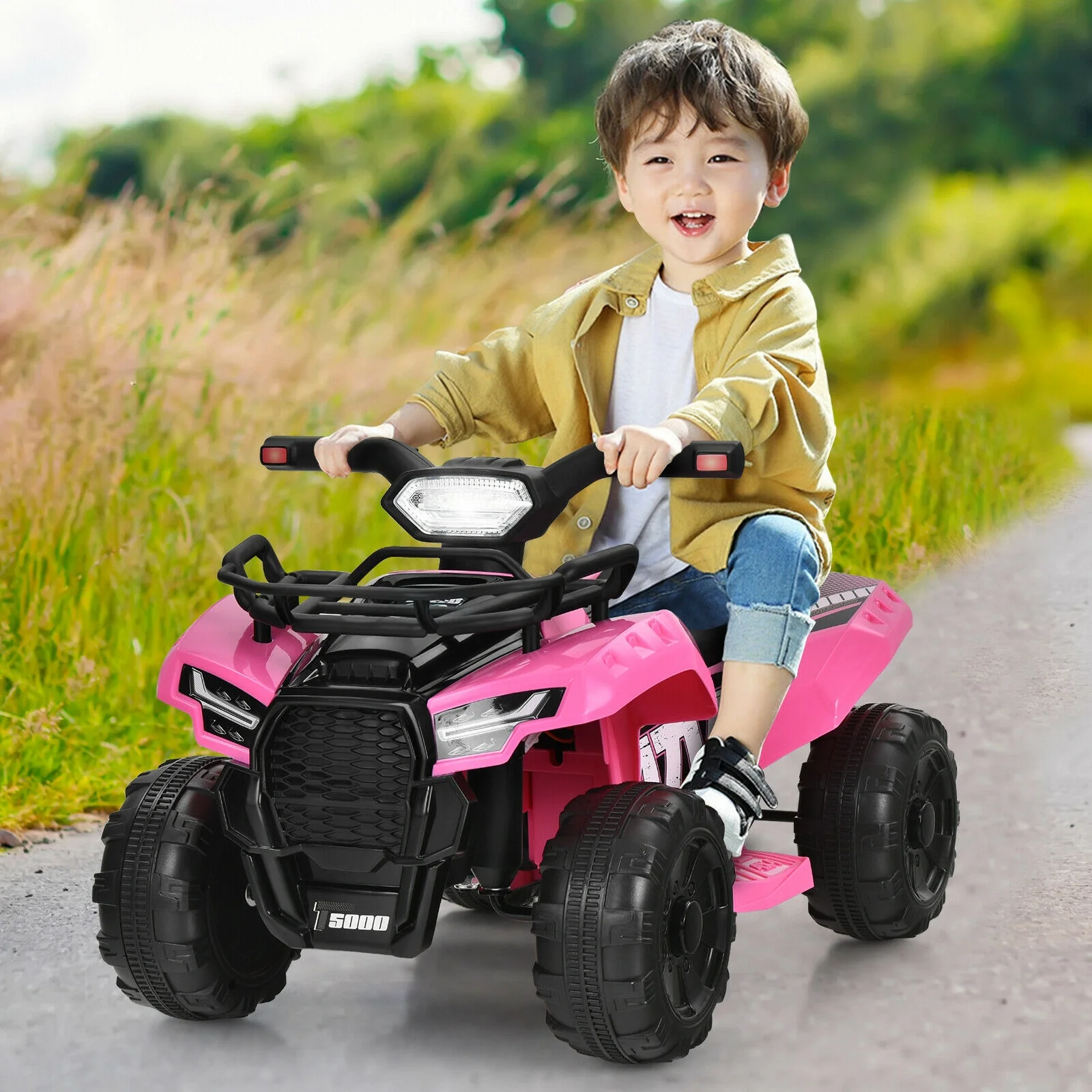 6V Kids ATV Quad Electric Ride On Car with LED Light and MP3 - Image 17