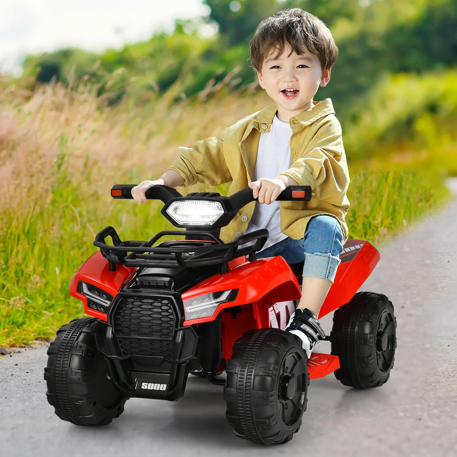 6V Kids ATV Quad Electric Ride On Car with LED Light and MP3 - Image 25