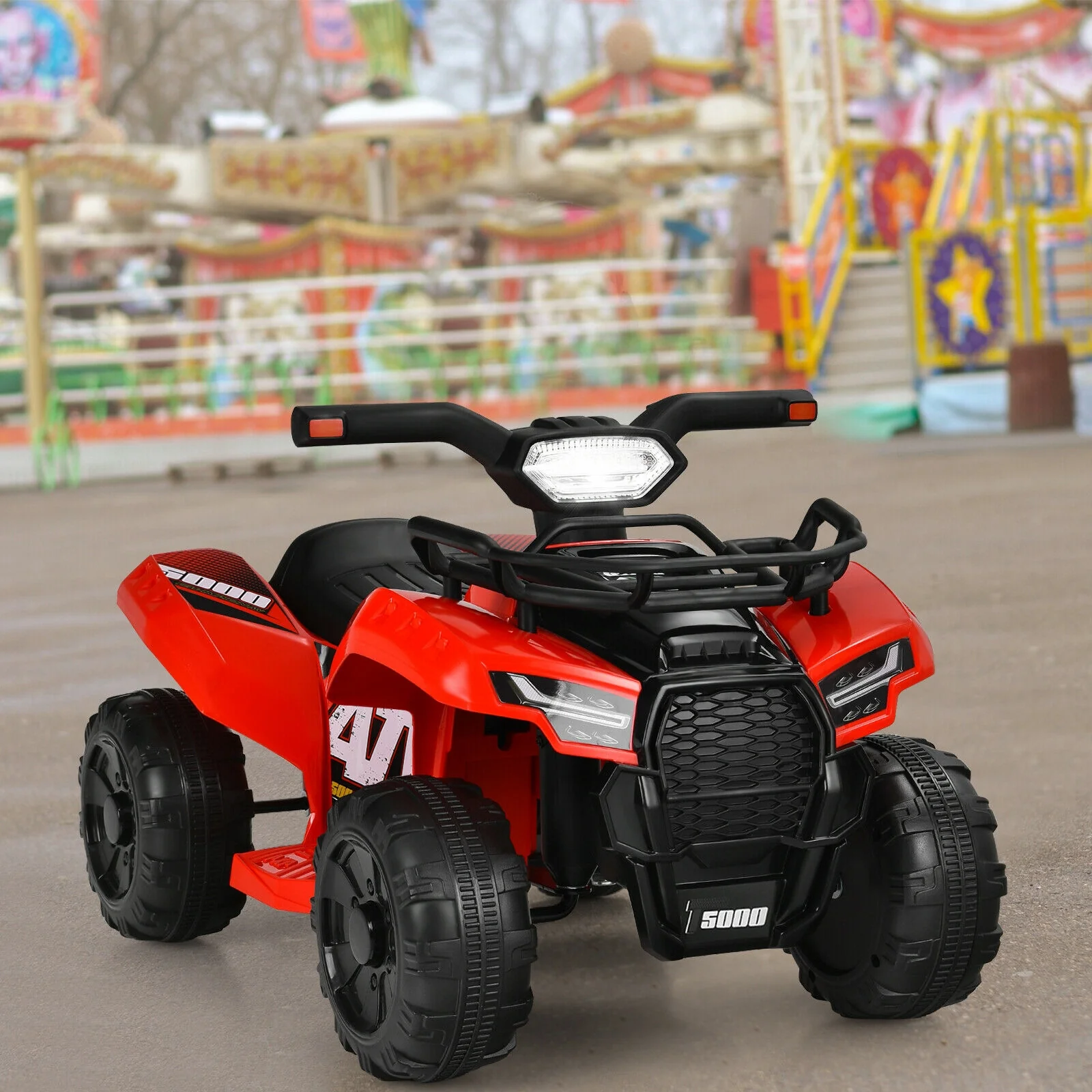 6V Kids ATV Quad Electric Ride On Car with LED Light and MP3 - Image 26