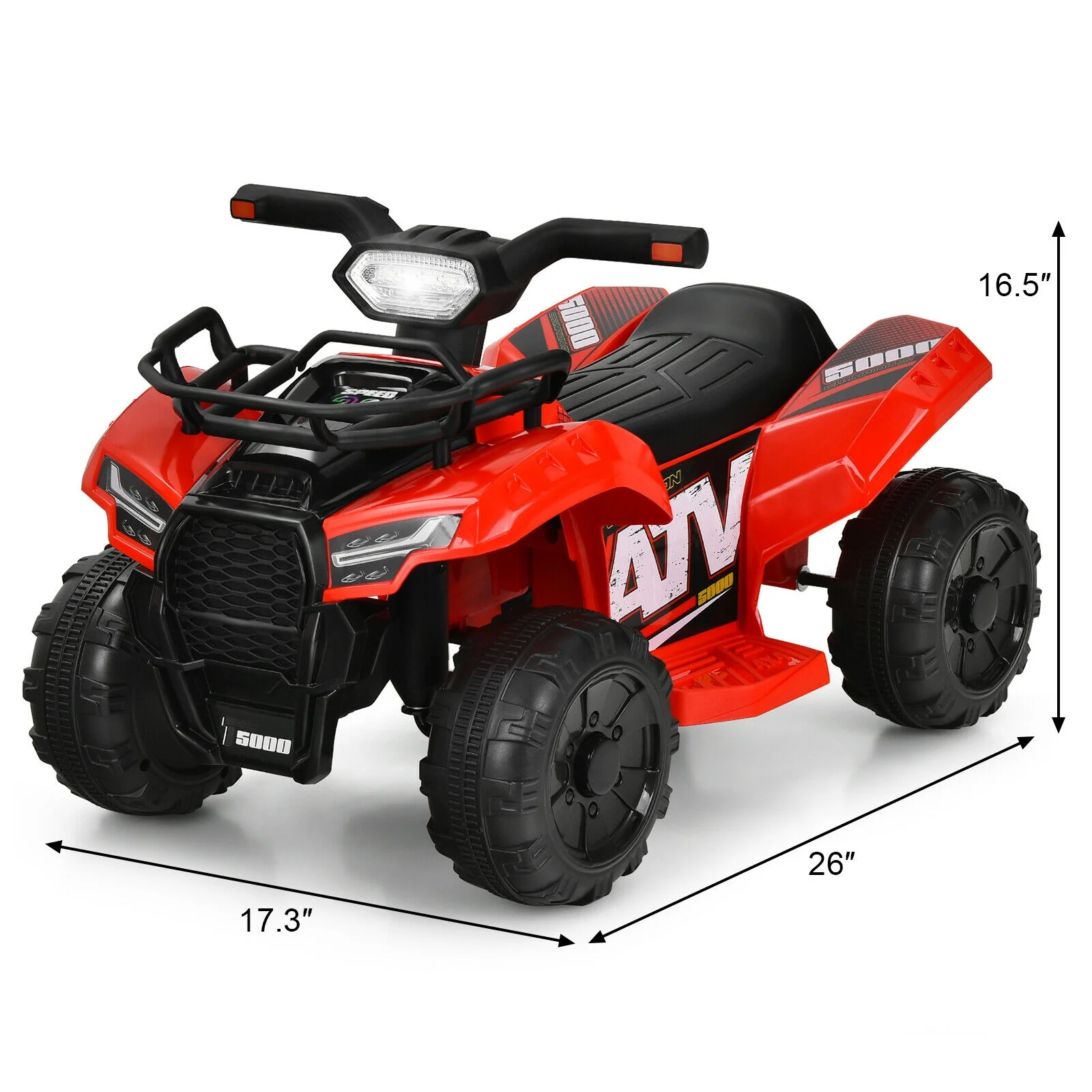 6V Kids ATV Quad Electric Ride On Car with LED Light and MP3 - Image 29