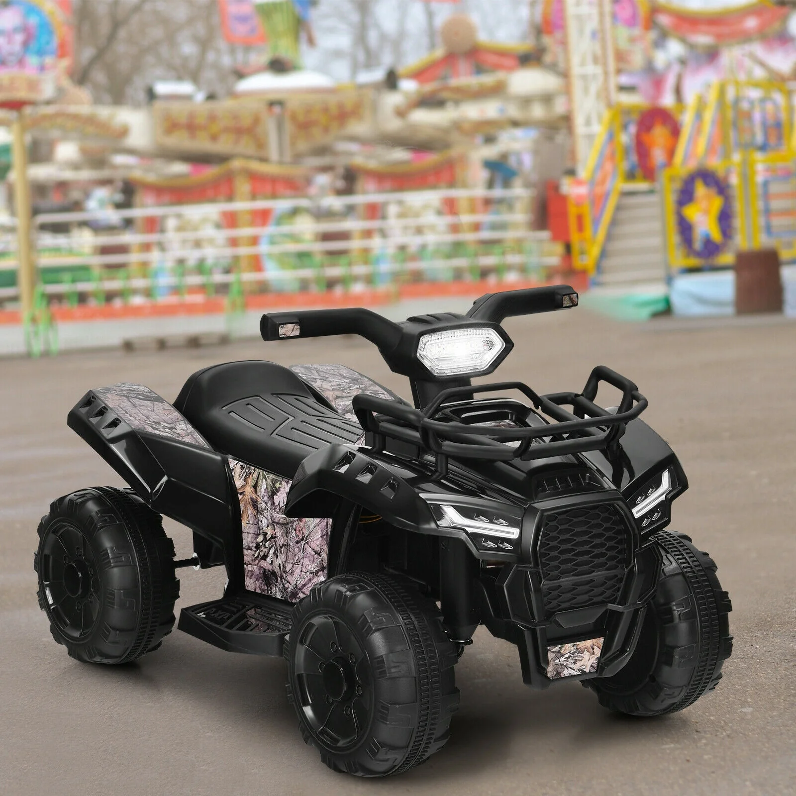 6V Kids ATV Quad Electric Ride On Car with LED Light and MP3 - Image 6