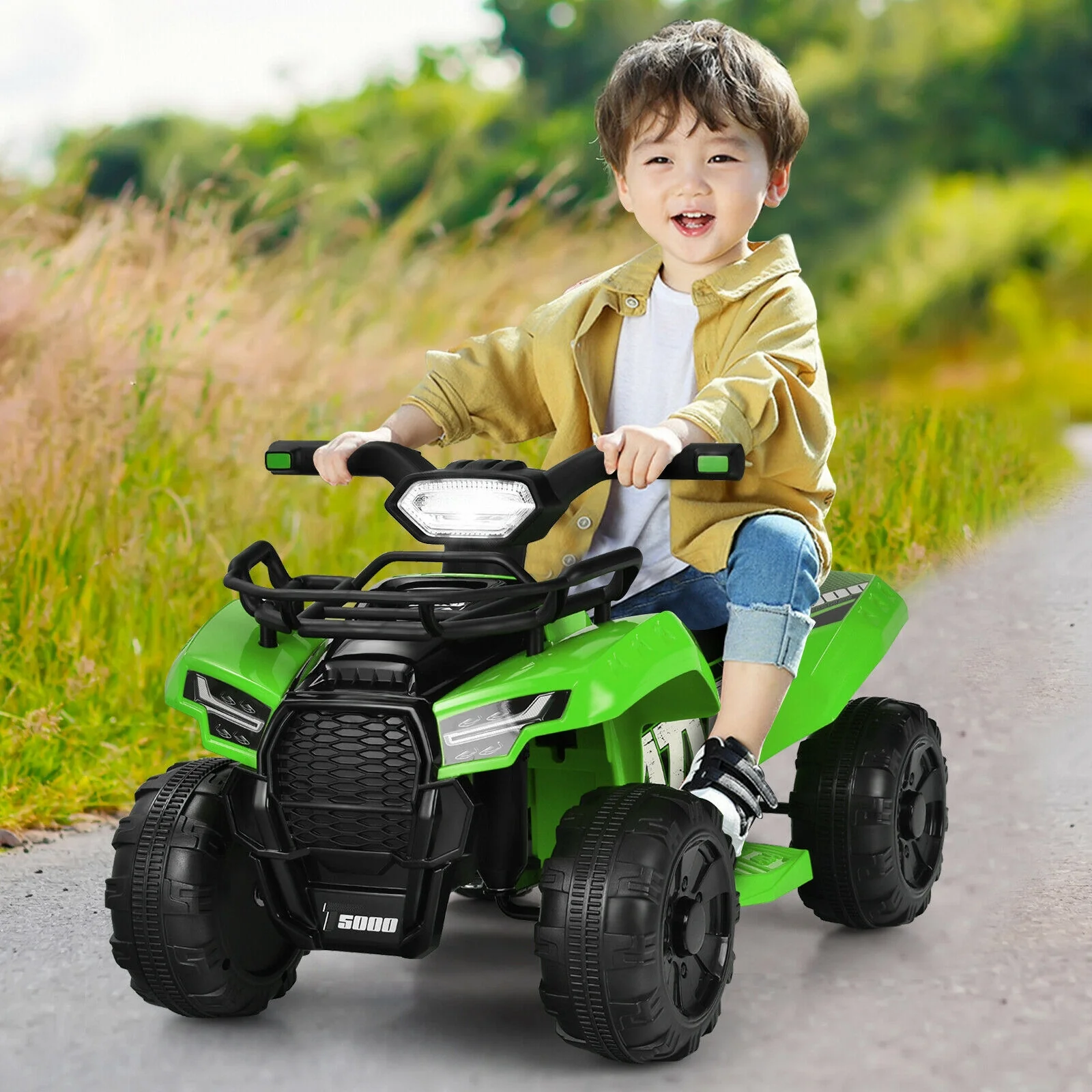 6V Kids ATV Quad Electric Ride On Car with LED Light and MP3 - Image 9