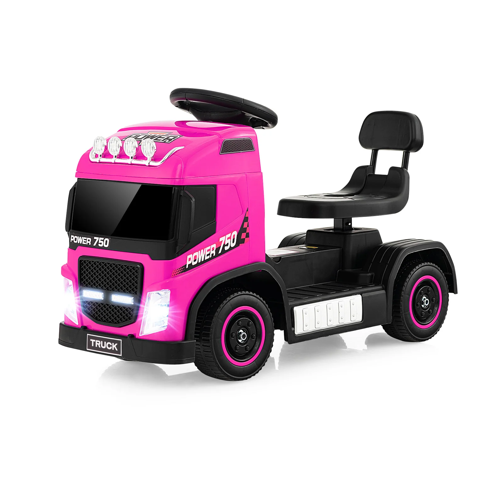 6V Kids Electric Ride-on Truck with Height Adjustable Seat - Image 11