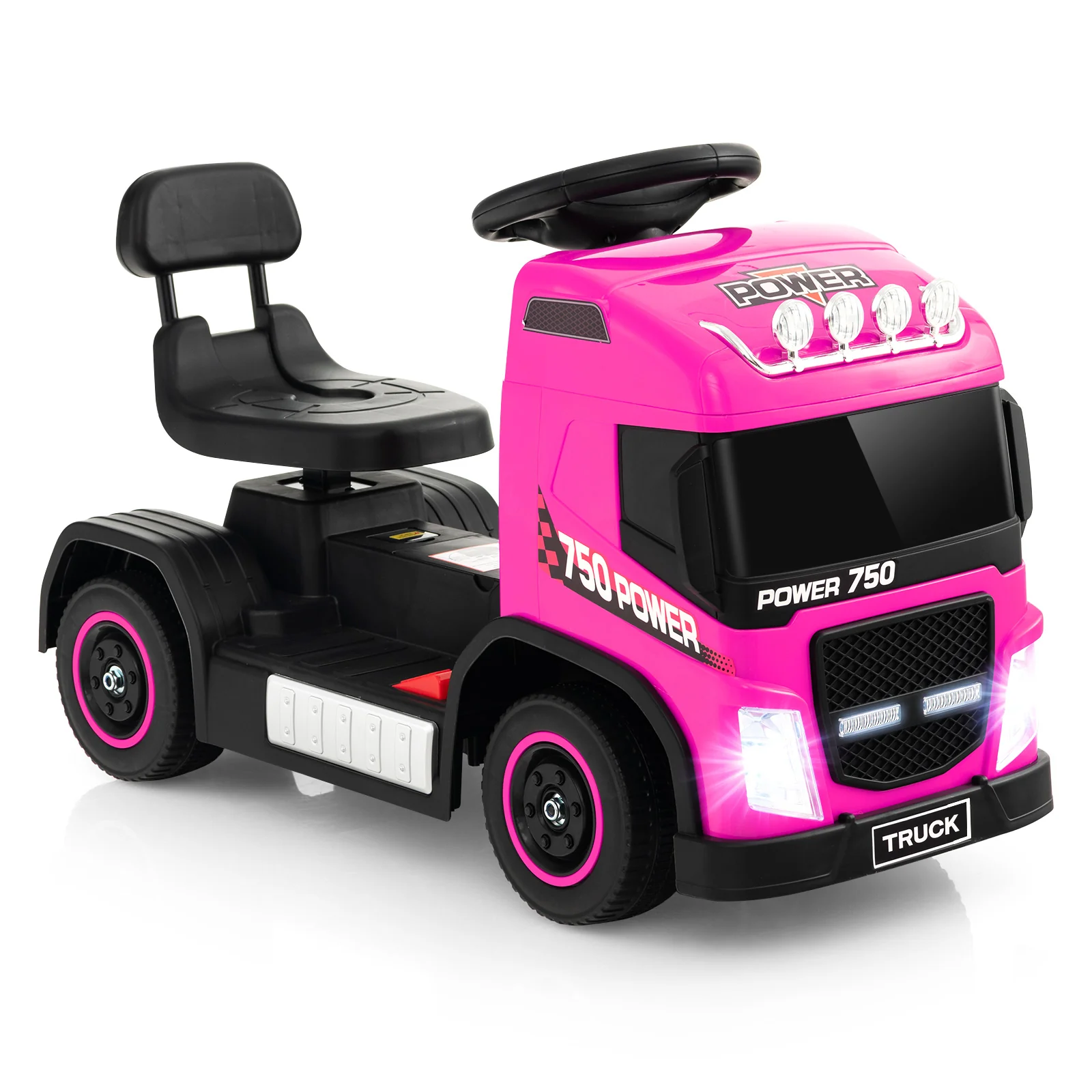 6V Kids Electric Ride-on Truck with Height Adjustable Seat - Image 12