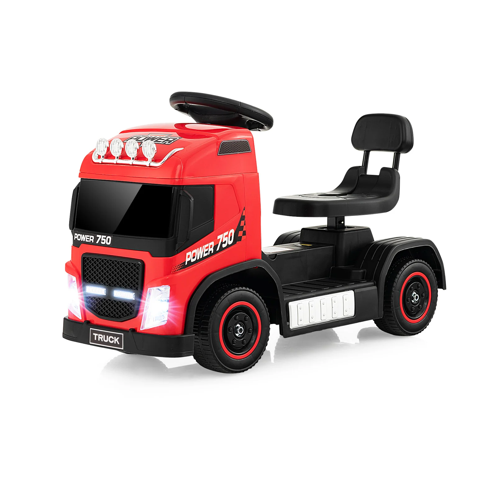 6V Kids Electric Ride-on Truck with Height Adjustable Seat - Image 19
