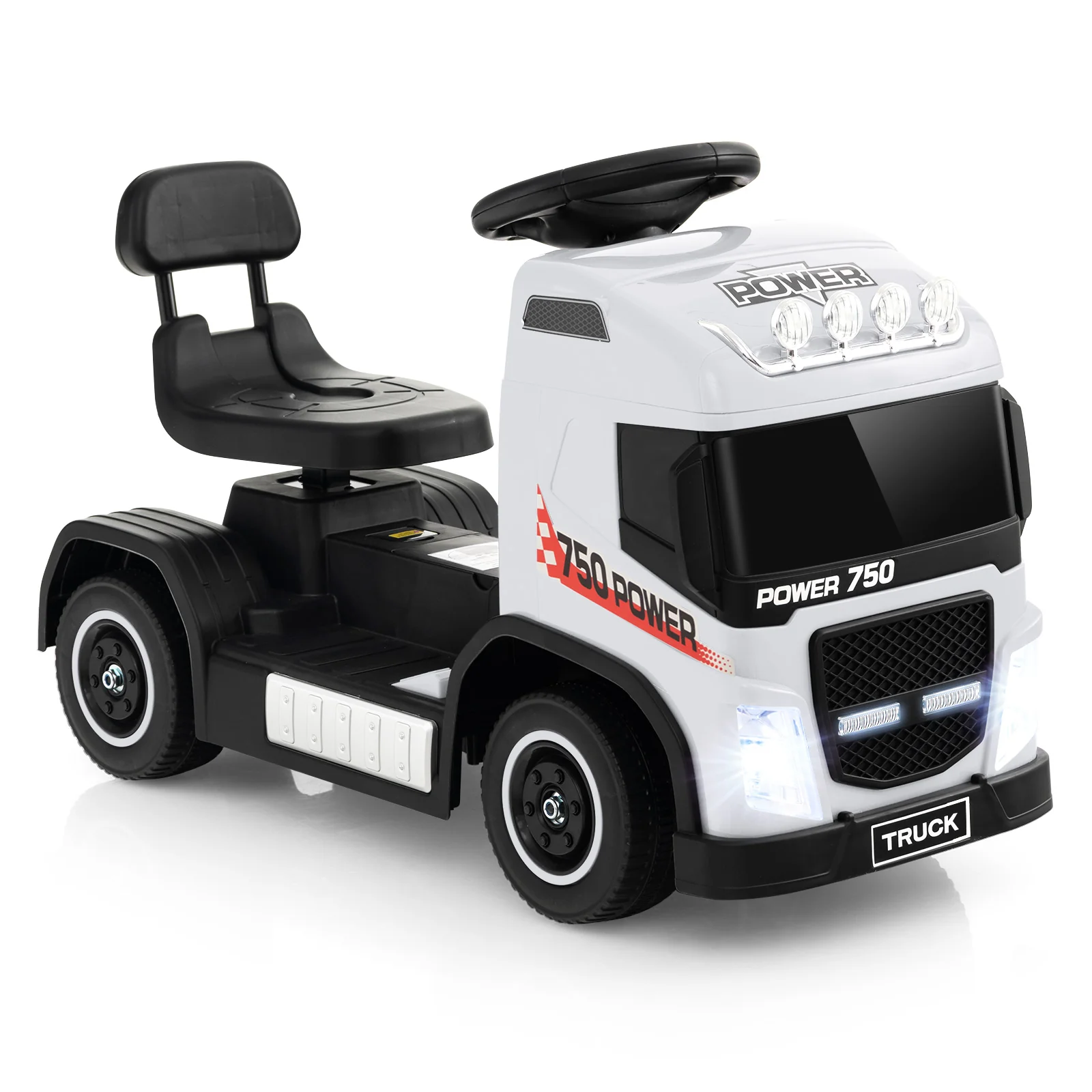 6V Kids Electric Ride-on Truck with Height Adjustable Seat - Image 4