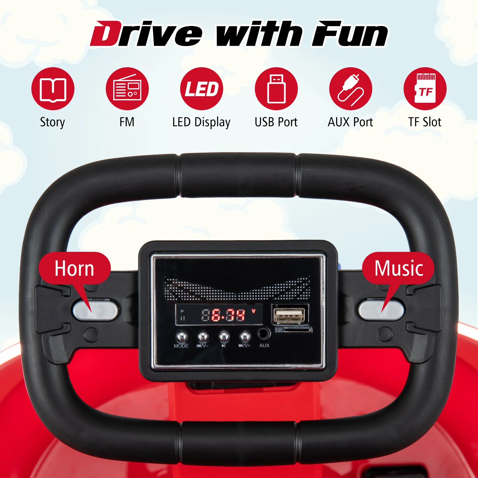 6V kids Ride-on Bumper Car with 360Â° Spinning and Dual Motors - Image 22