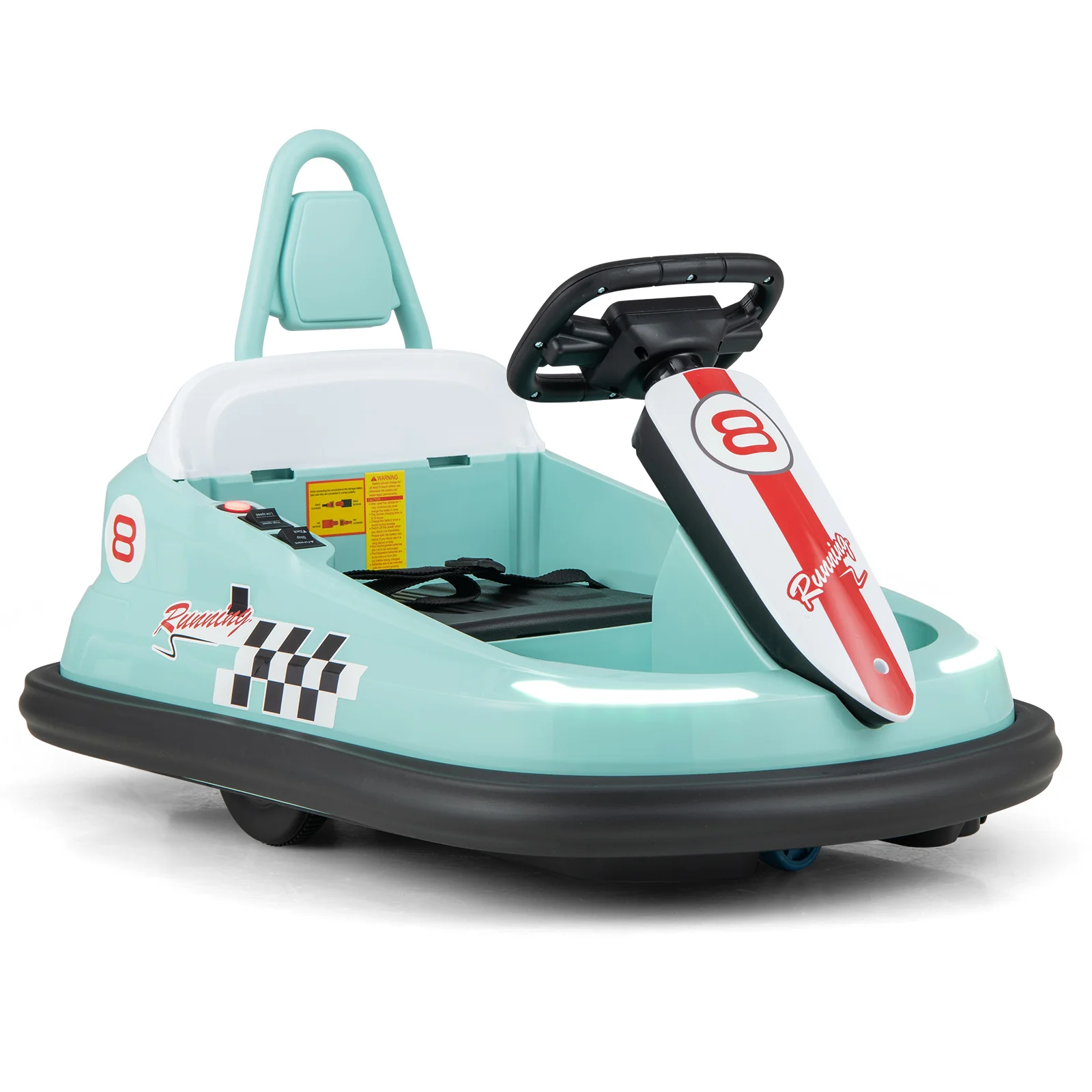 6V kids Ride-on Bumper Car with 360Â° Spinning and Dual Motors - Image 3