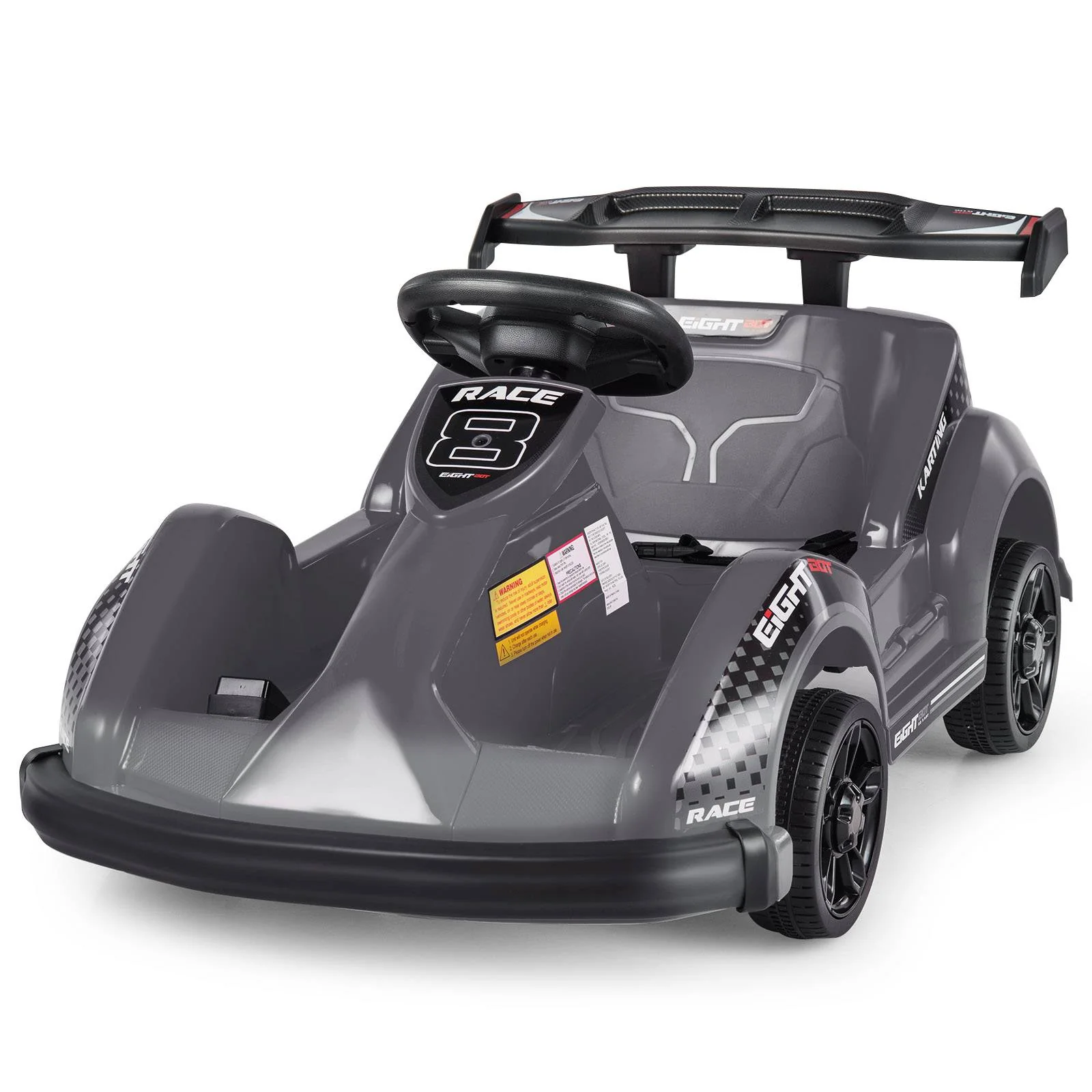 6V Kids Ride On Go Cart with Remote Control and Safety Belt - Image 9