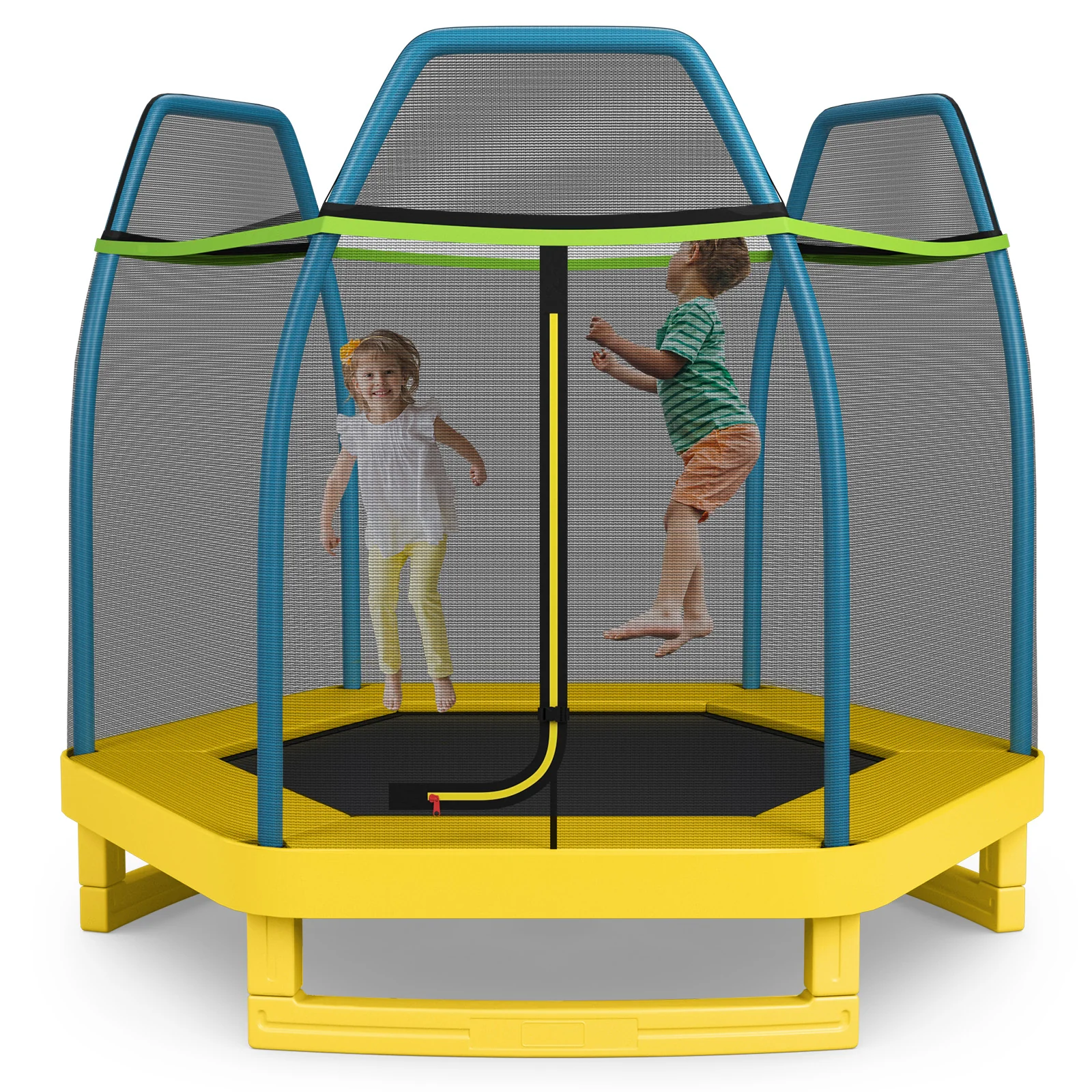 7 Feet Kids Recreational Bounce Jumper Trampoline - Image 17