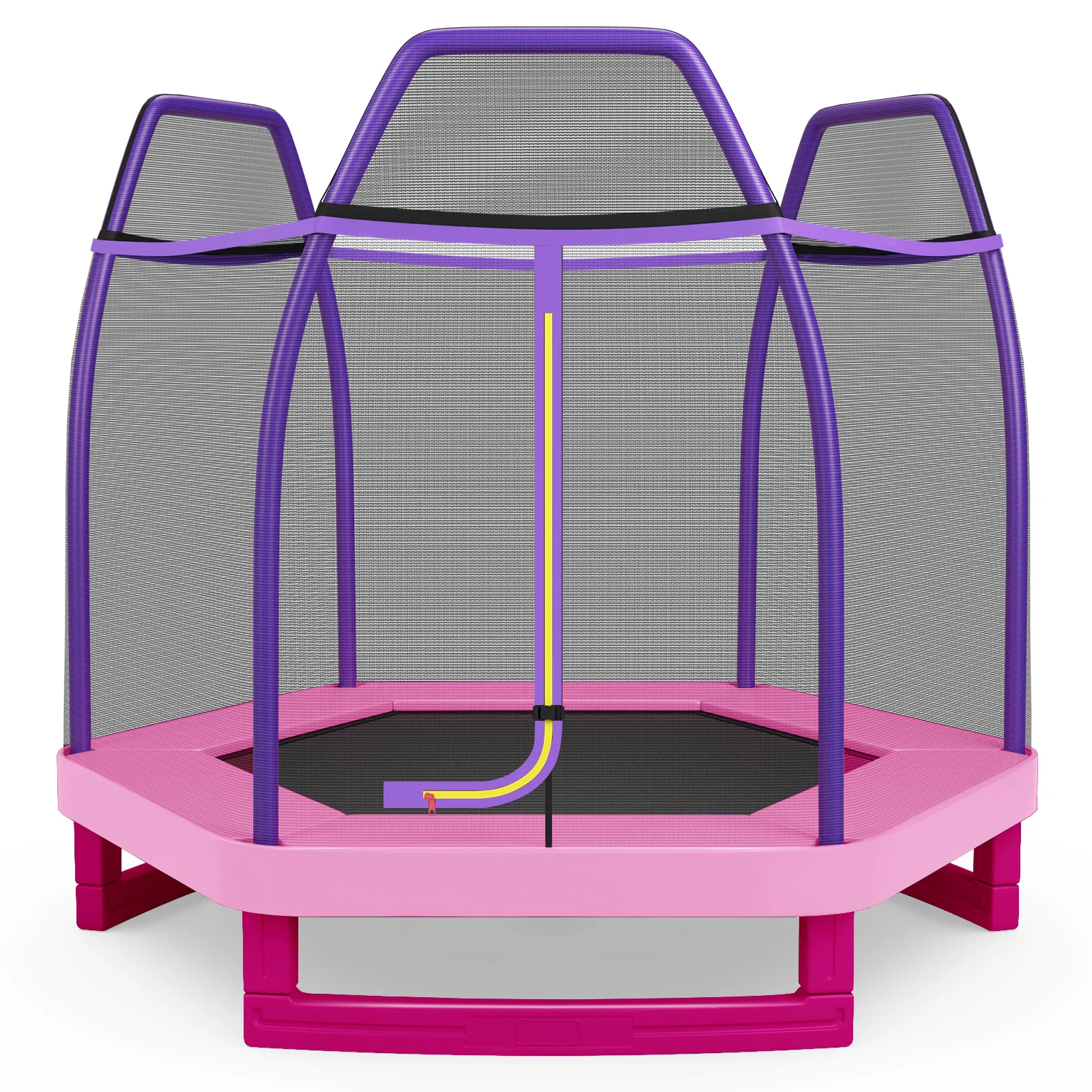 7 Feet Kids Recreational Bounce Jumper Trampoline - Image 34