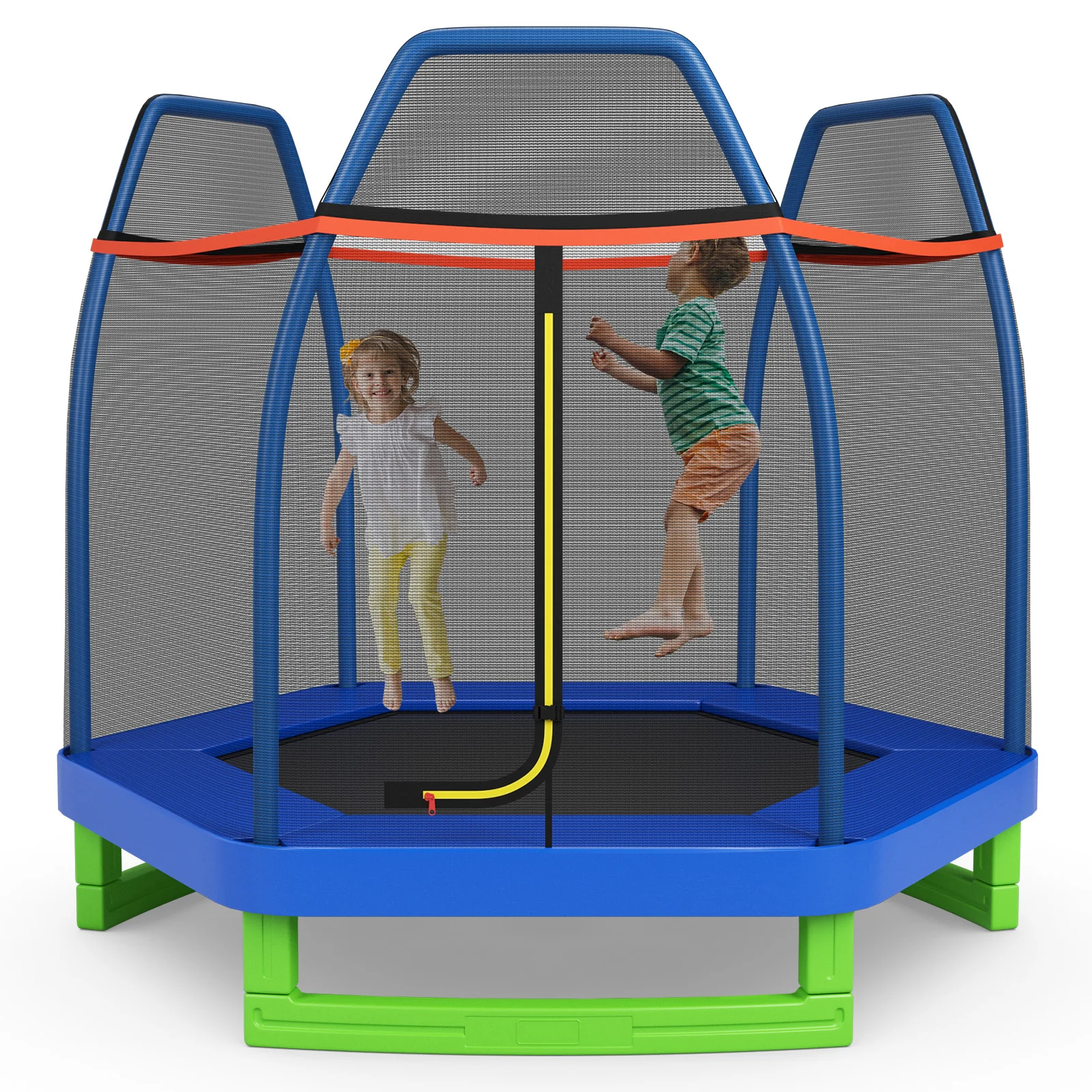 7 Feet Kids Recreational Bounce Jumper Trampoline - Image 9