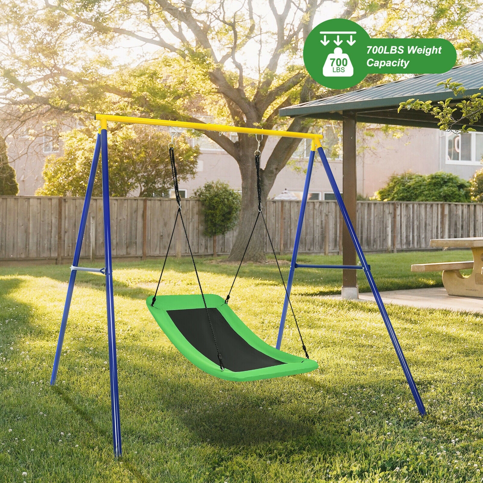 700lb Giant 60 Inch Platform Tree Swing for Kids and Adults - Image 14