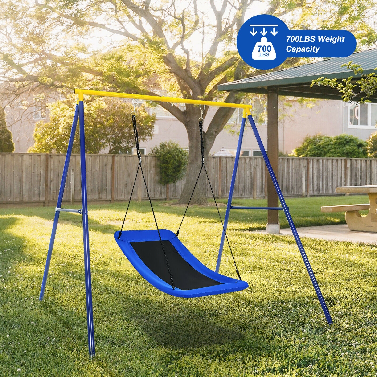 700lb Giant 60 Inch Platform Tree Swing for Kids and Adults - Image 22