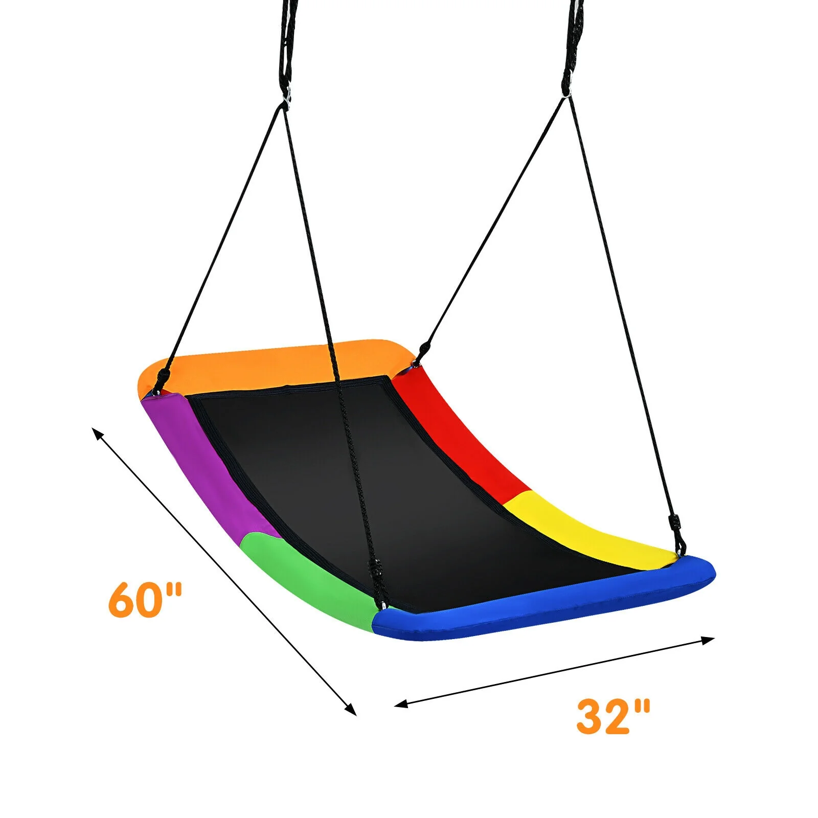 700lb Giant 60 Inch Platform Tree Swing for Kids and Adults - Image 4