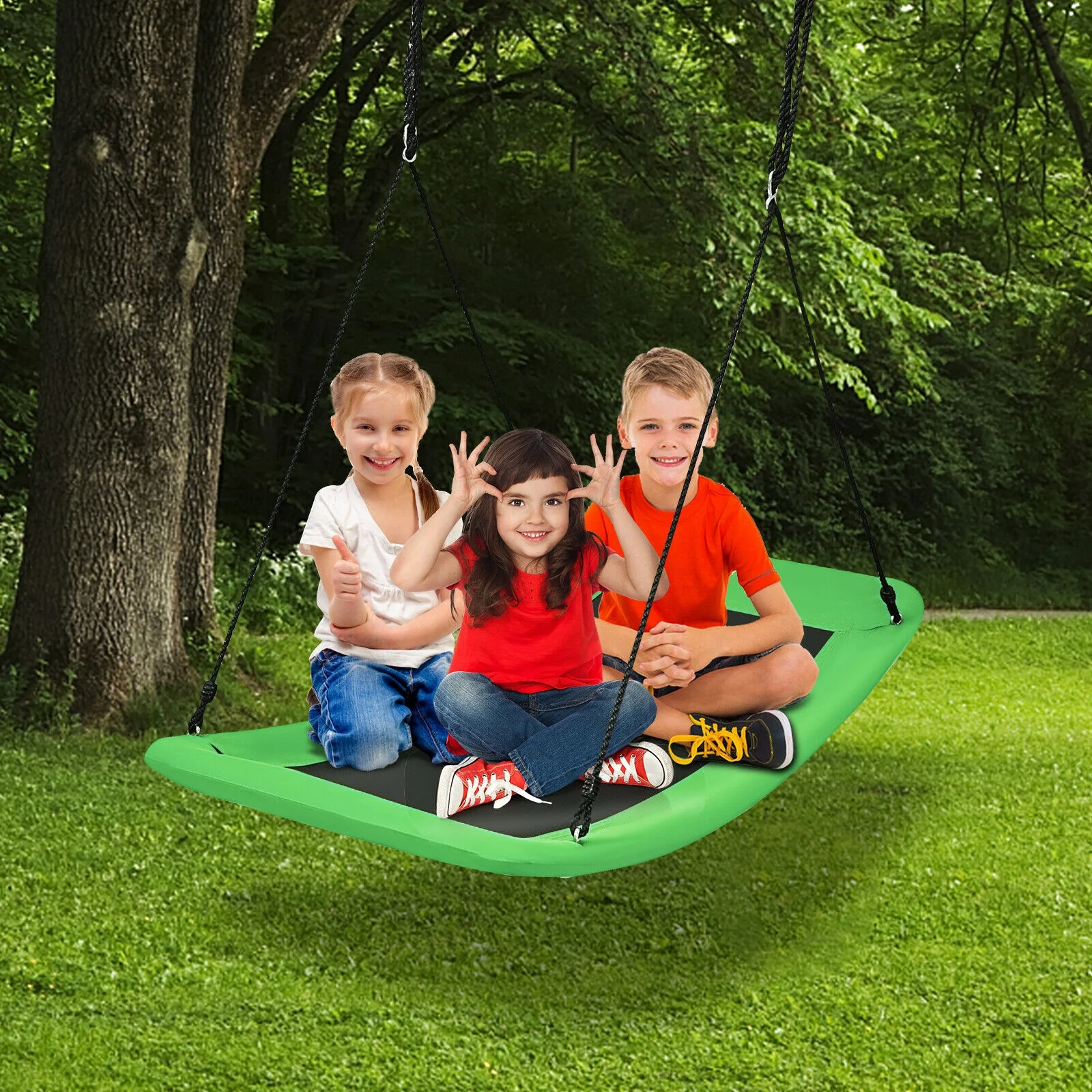 700lb Giant 60 Inch Platform Tree Swing for Kids and Adults - Image 9