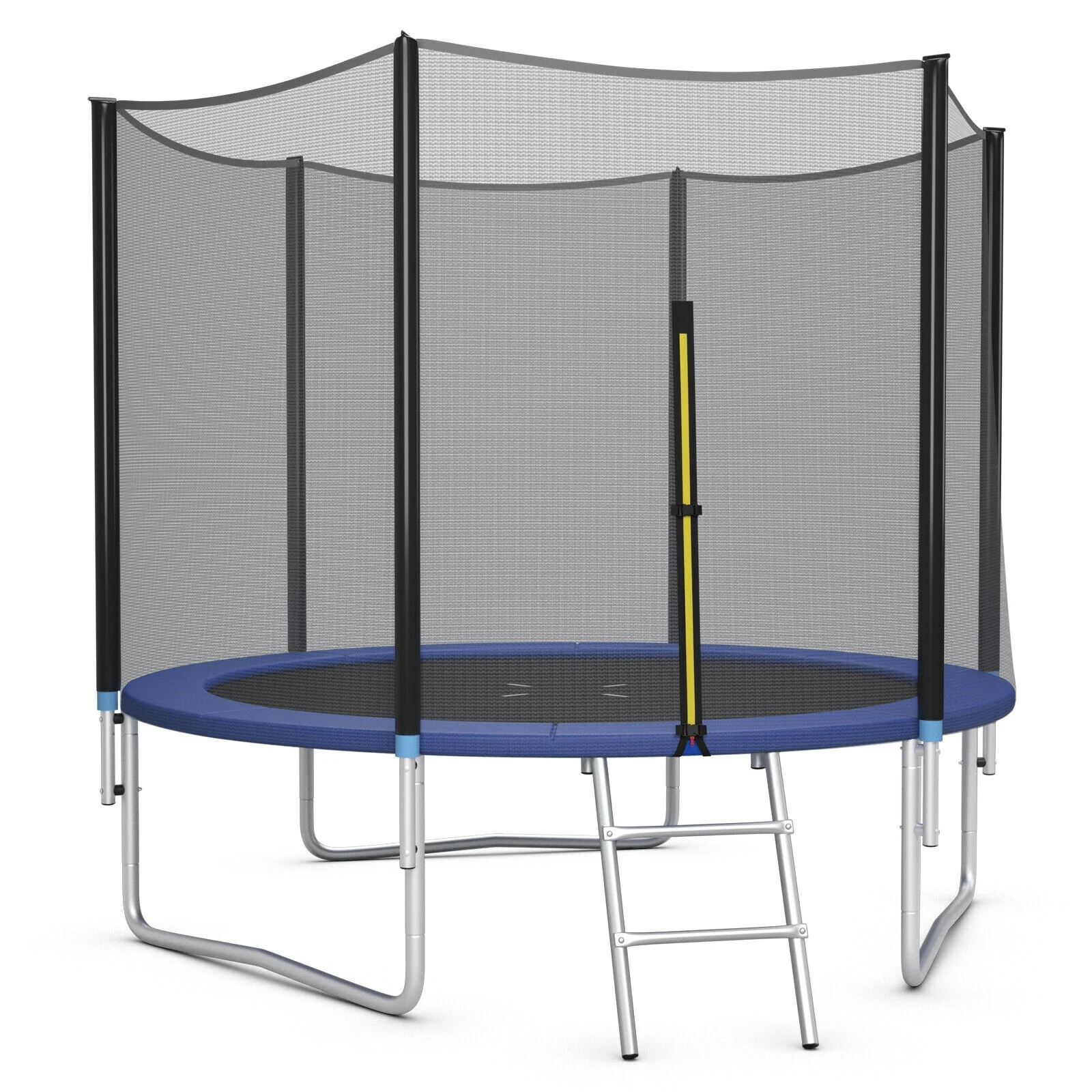 8/10/12/14/15/16 Feet Outdoor Trampoline Bounce Combo with Safety Closure Net Ladder - Image 18