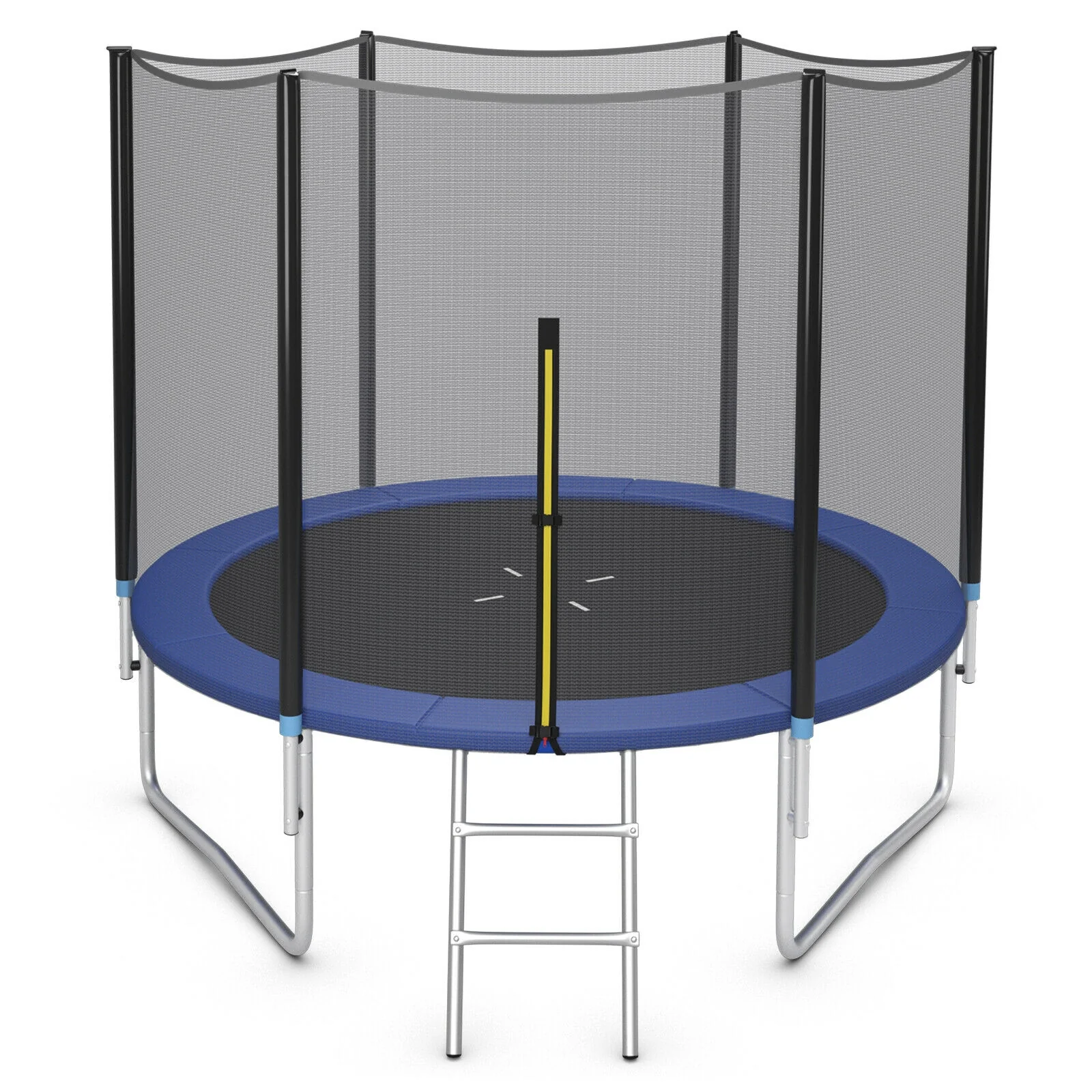 8/10/12/14/15/16 Feet Outdoor Trampoline Bounce Combo with Safety Closure Net Ladder - Image 19