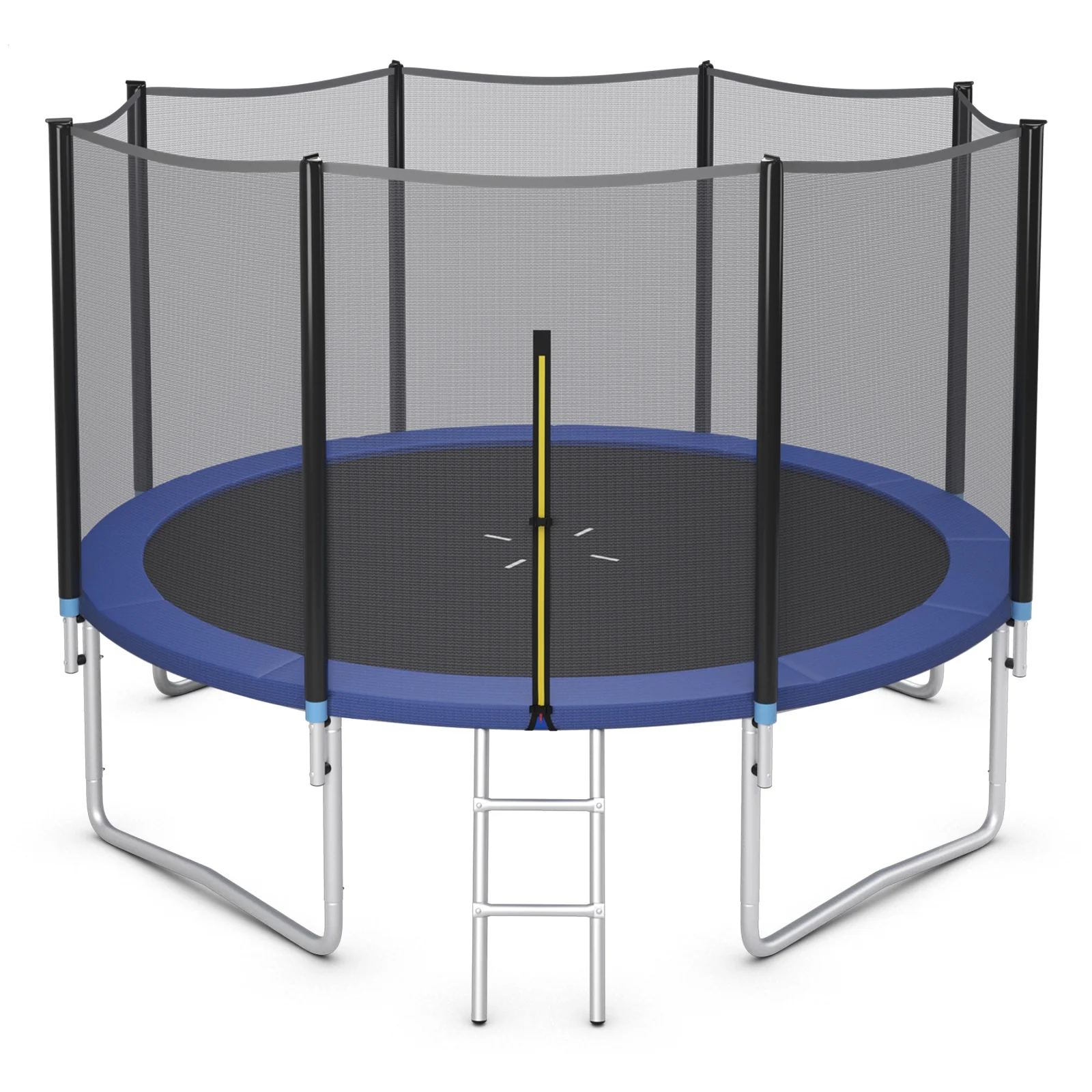 8/10/12/14/15/16 Feet Outdoor Trampoline Bounce Combo with Safety Closure Net Ladder - Image 38