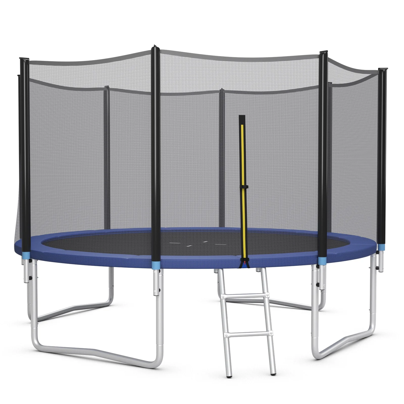 8/10/12/14/15/16 Feet Outdoor Trampoline Bounce Combo with Safety Closure Net Ladder - Image 41