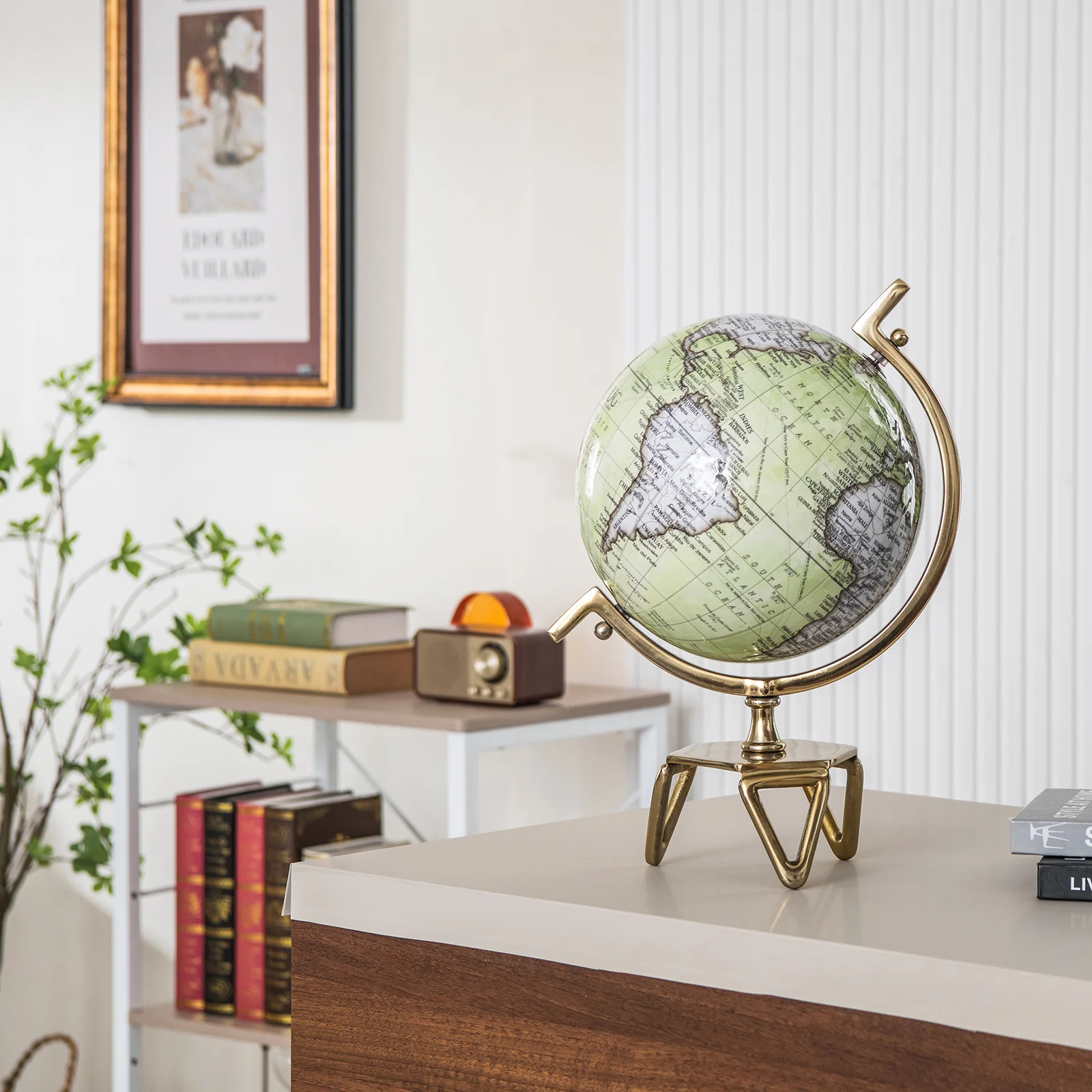 Educational Geographic 5/8/10 Inch World Globe with Triangle Metal Stand - Image 18