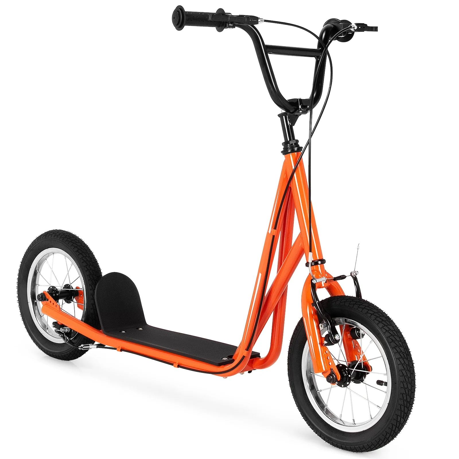 Height Adjustable Kid Kick Scooter with 12 Inch Air Filled Wheel - Image 11