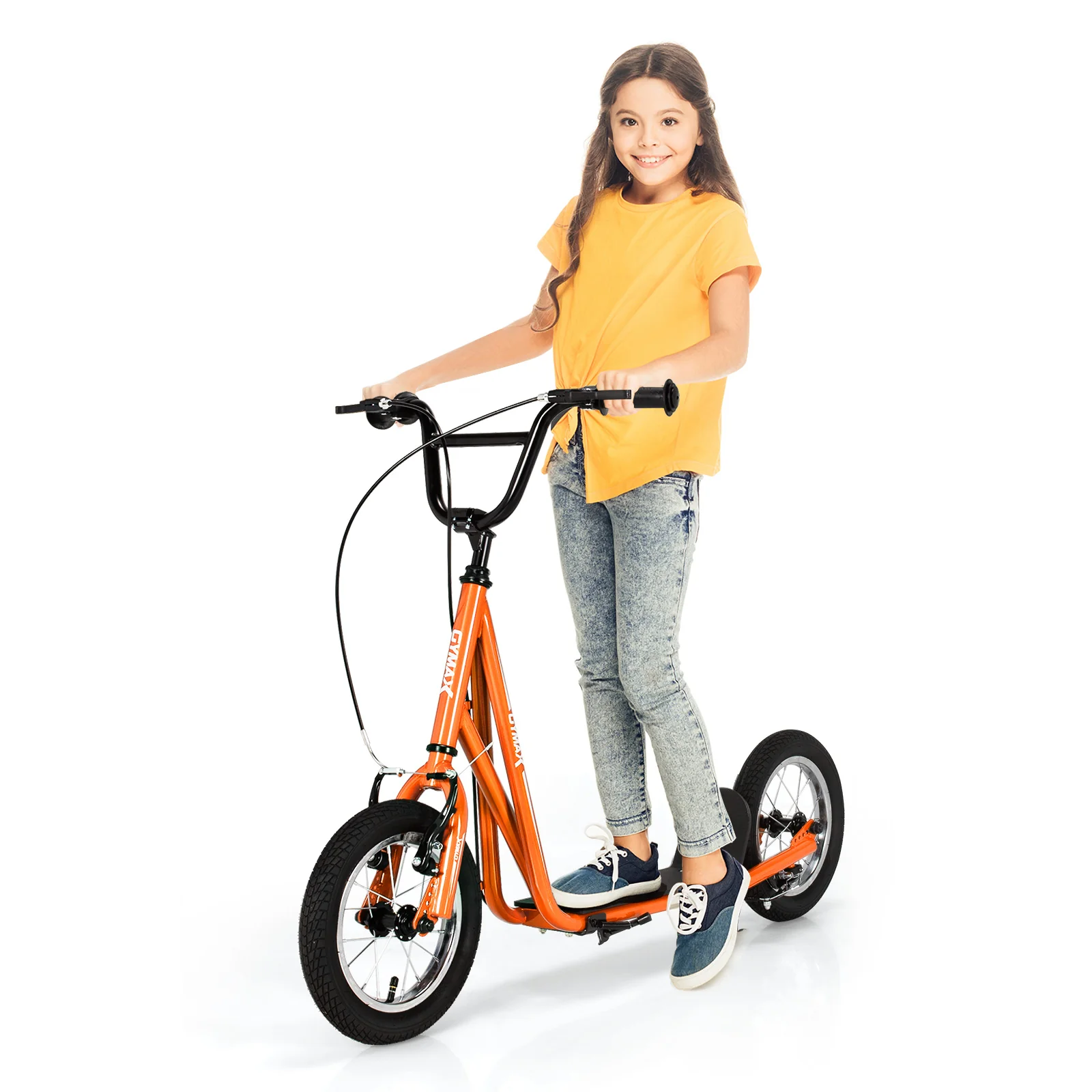 Height Adjustable Kid Kick Scooter with 12 Inch Air Filled Wheel - Image 12