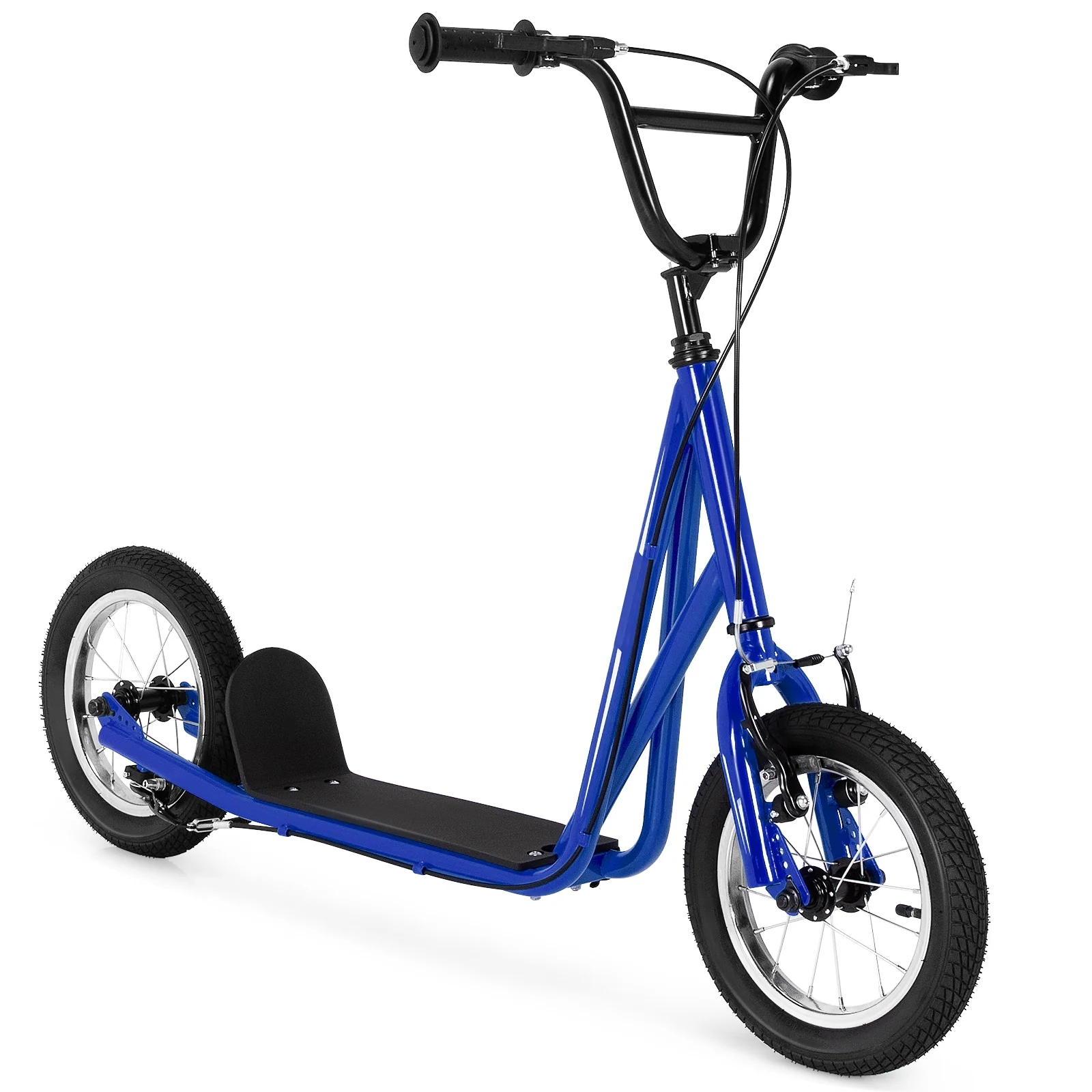Height Adjustable Kid Kick Scooter with 12 Inch Air Filled Wheel - Image 19