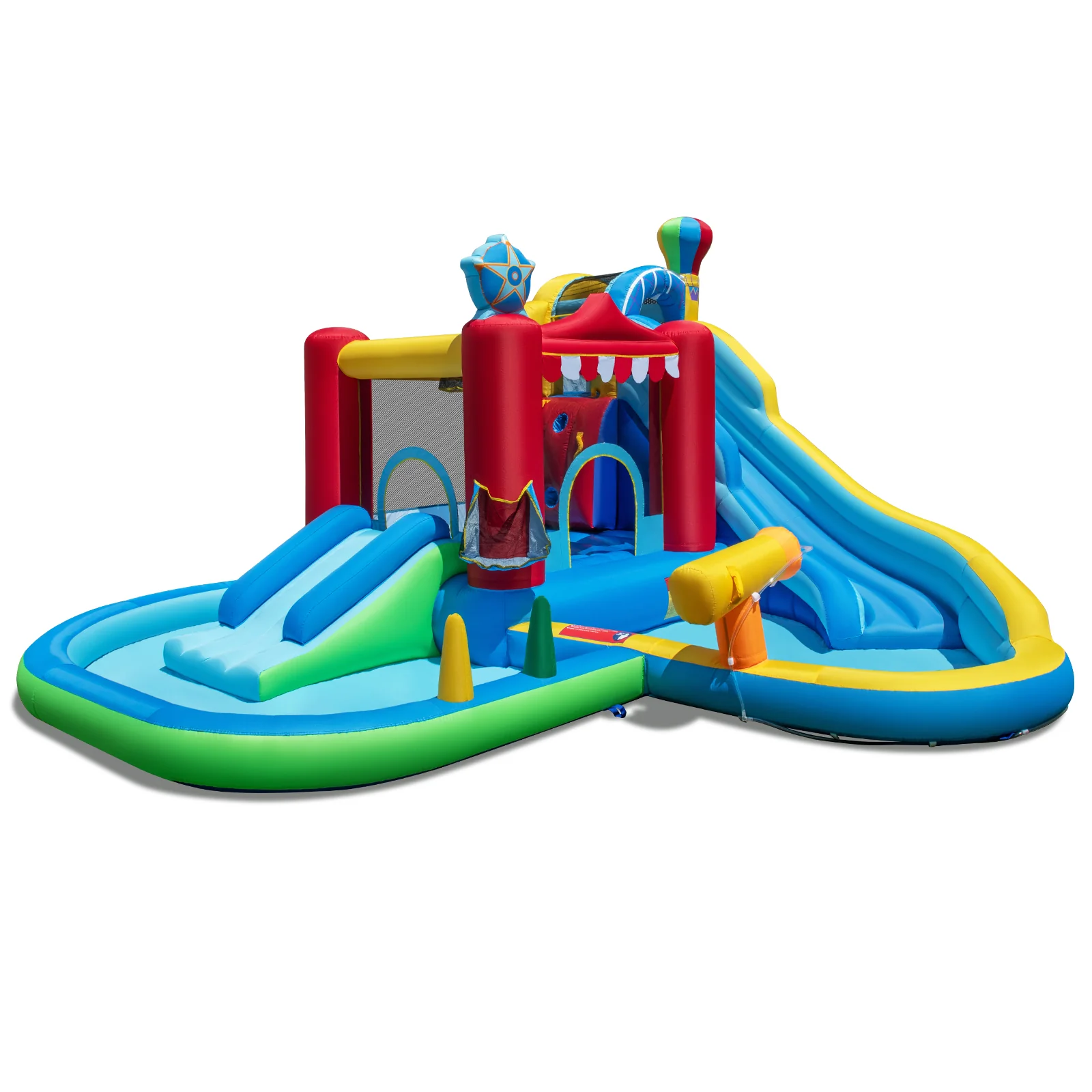 Inflatable Water Park Water Slide Wet Dry Combo Bounce House - Image 4