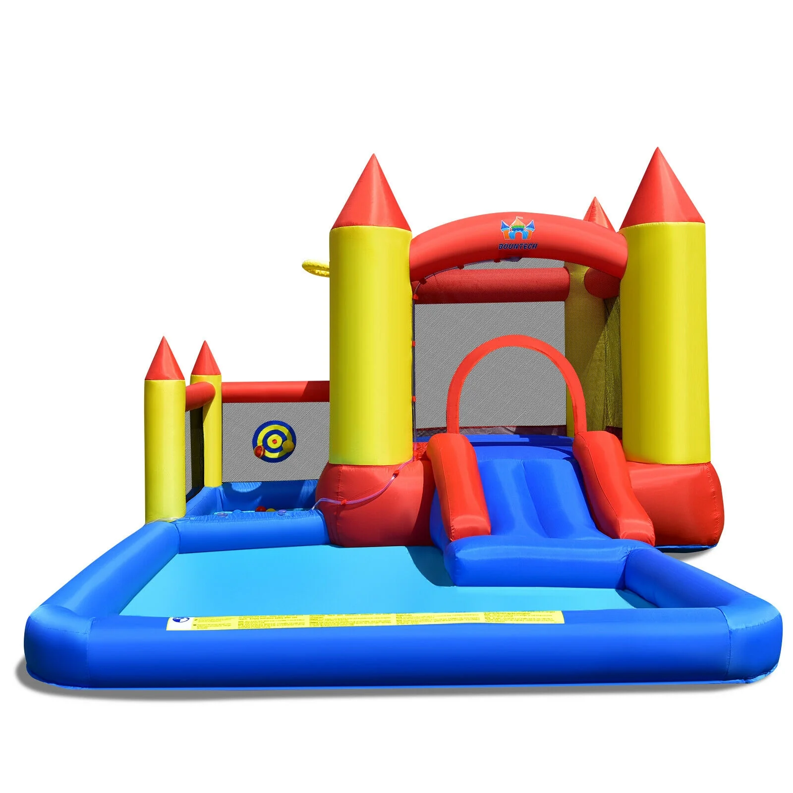 Inflatable Water Slide Castle Kids Bounce House with 480W Blower - Image 6
