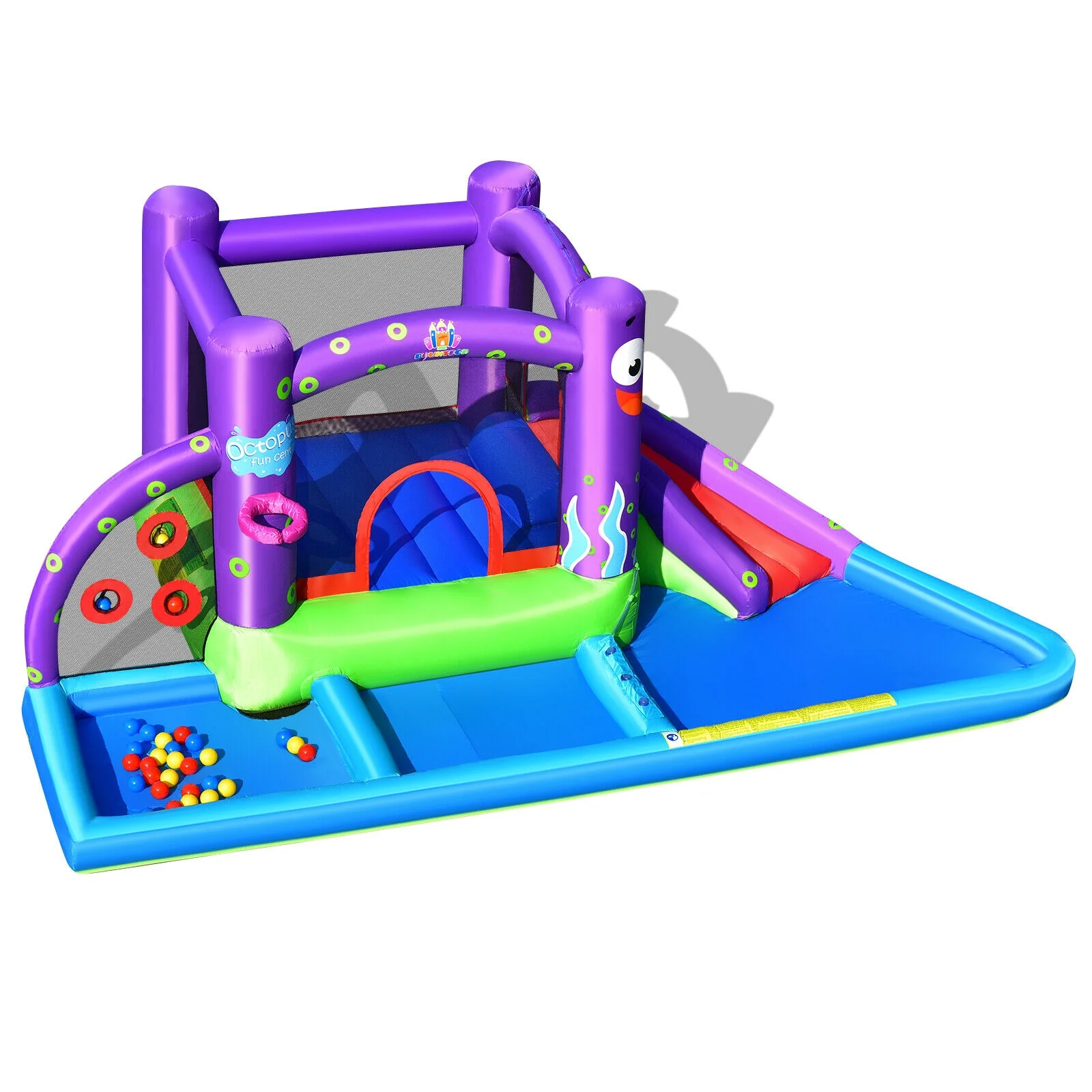 Inflatable Water Slide Castle without Blower - Image 2