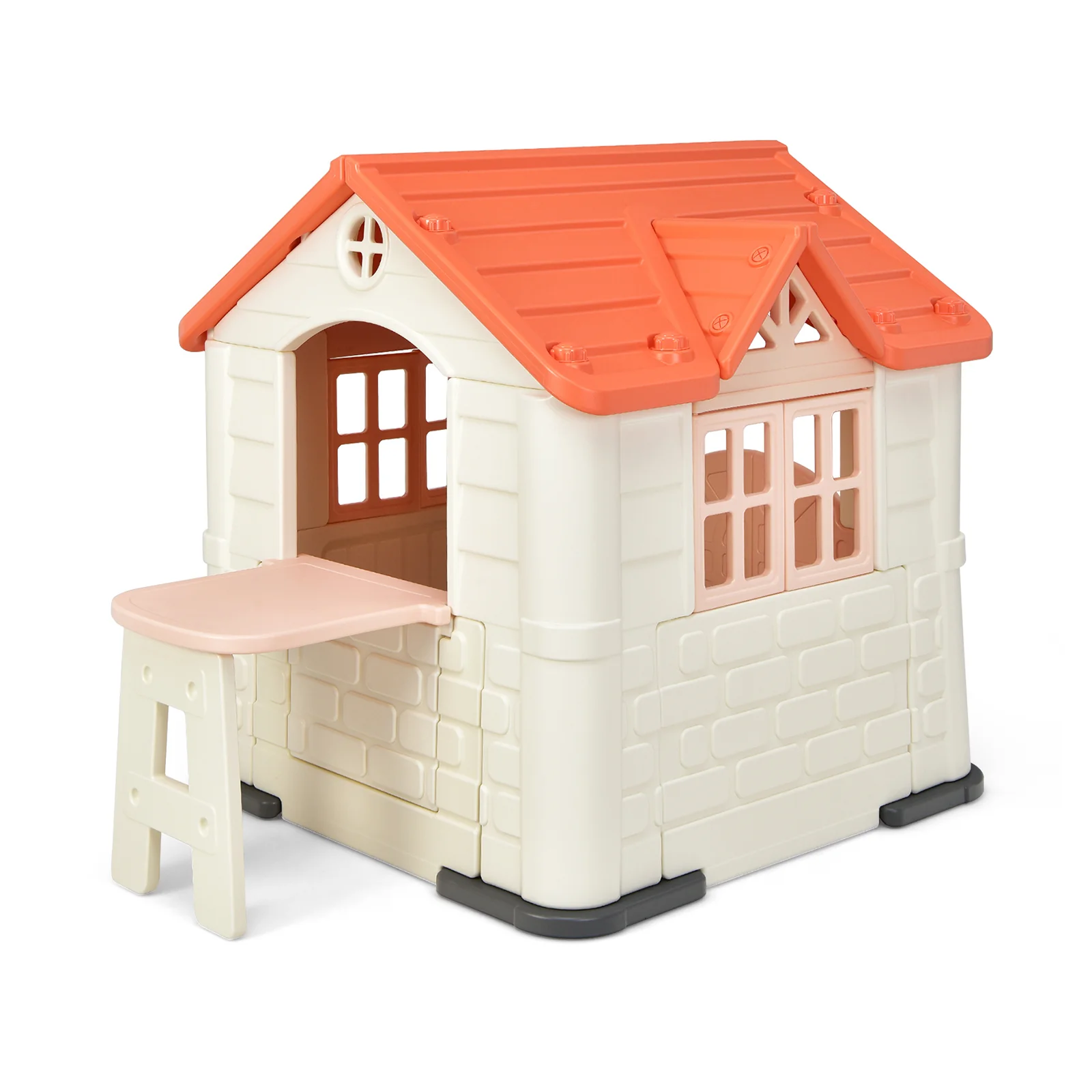 Kidâs Playhouse Pretend Toy House For Boys and Girls 7 Pieces Toy Set - Image 11