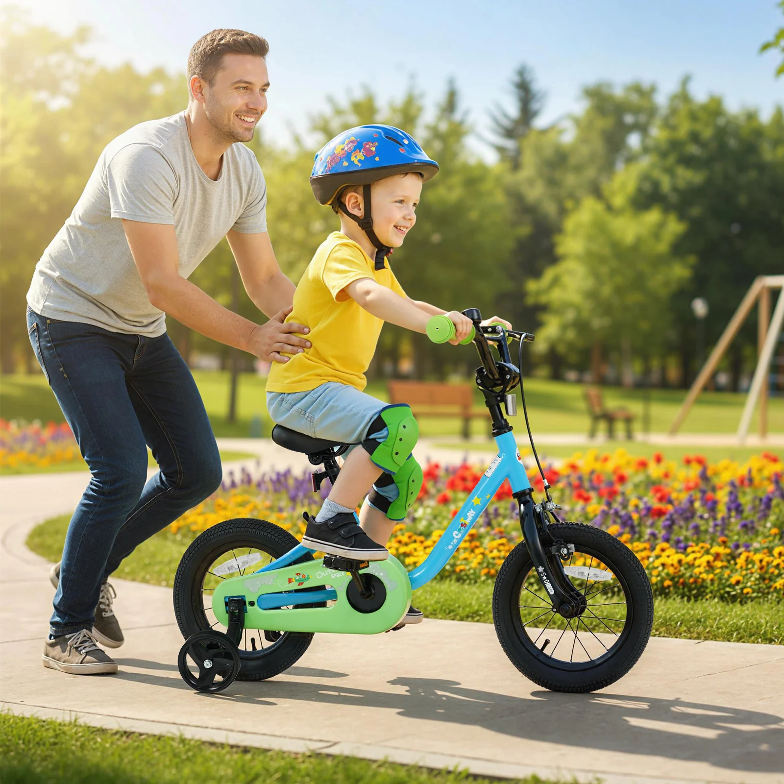 Kids Bike for 3-7 Years Old Boys and Girls 12/14/16-Inch Children Bicycle Blue - Image 17