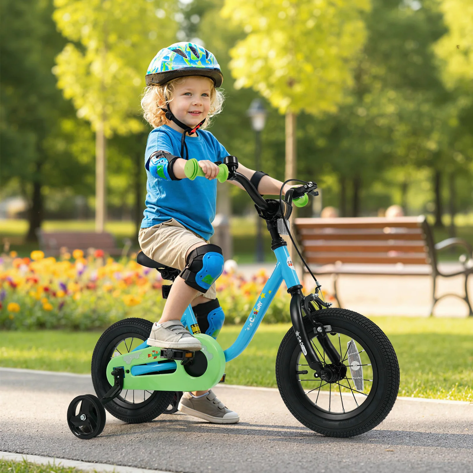 Kids Bike for 3-7 Years Old Boys and Girls 12/14/16-Inch Children Bicycle Blue - Image 18