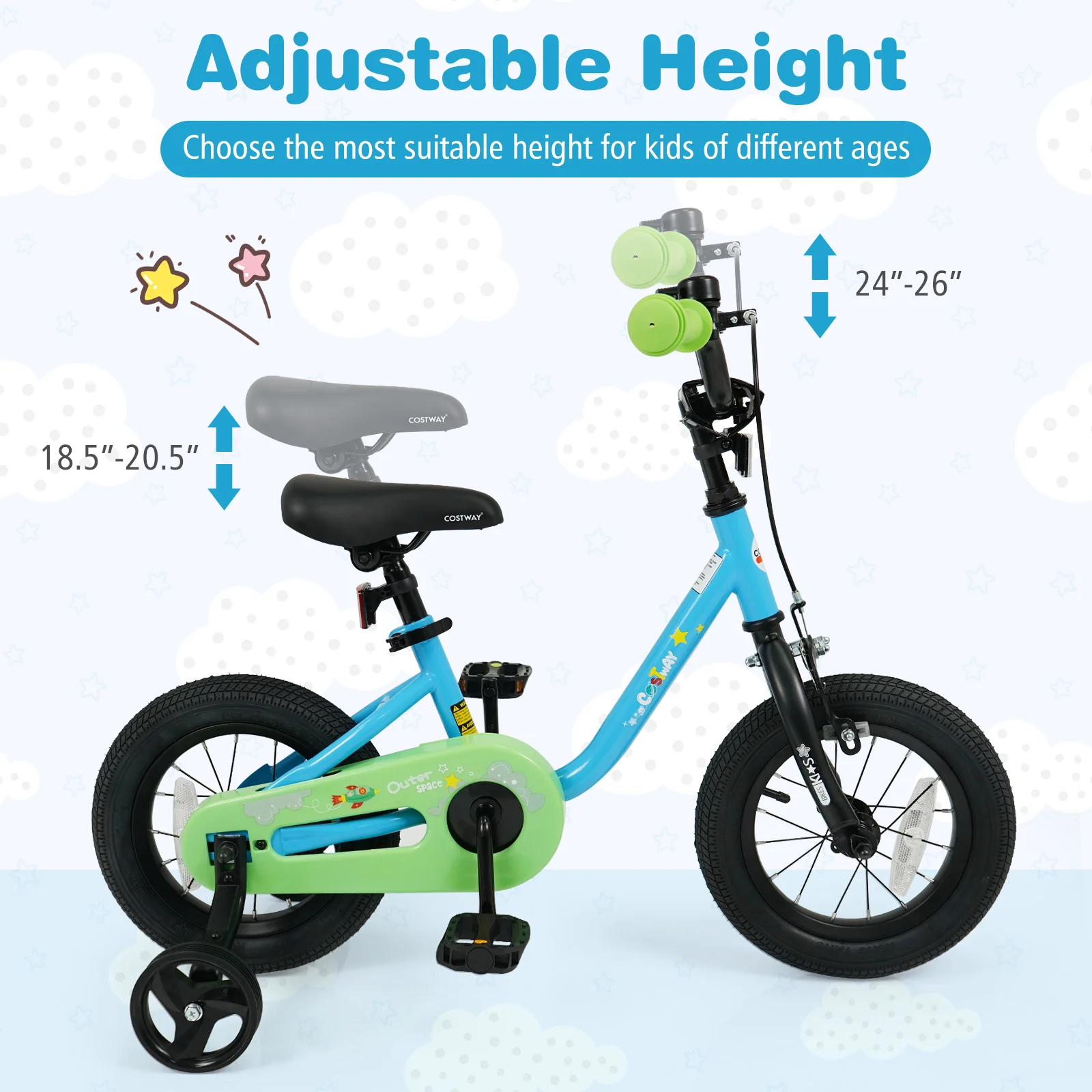 Kids Bike for 3-7 Years Old Boys and Girls 12/14/16-Inch Children Bicycle Blue - Image 21