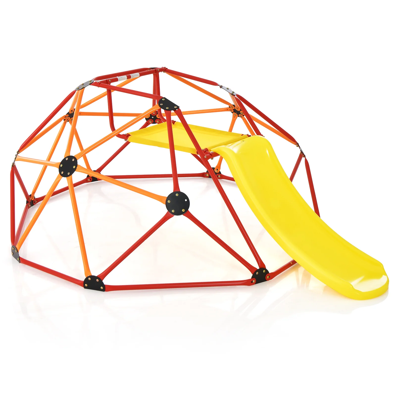 Kids Climbing Dome with Slide and Fabric Cushion for Garden Yard - Image 19