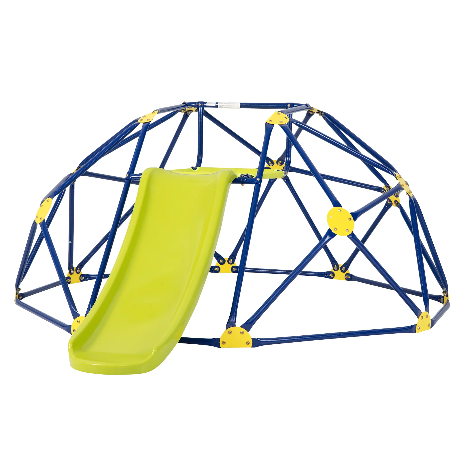 Kids Climbing Dome with Slide and Fabric Cushion for Garden Yard - Image 2