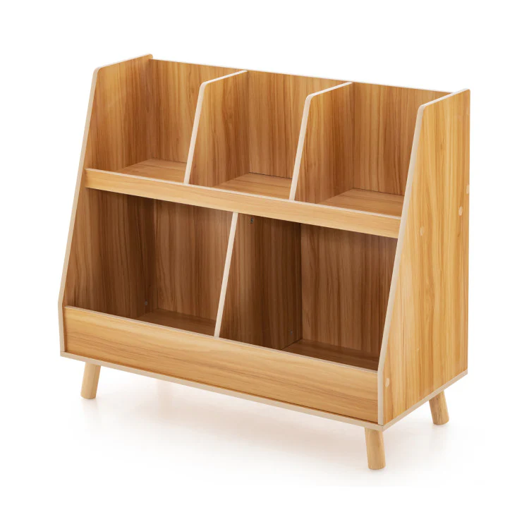 Kids Learning & Play Essentials Bundle â Bookshelf + 4-in-1 Activity Table Set + 360° Swivel Chair - Image 7