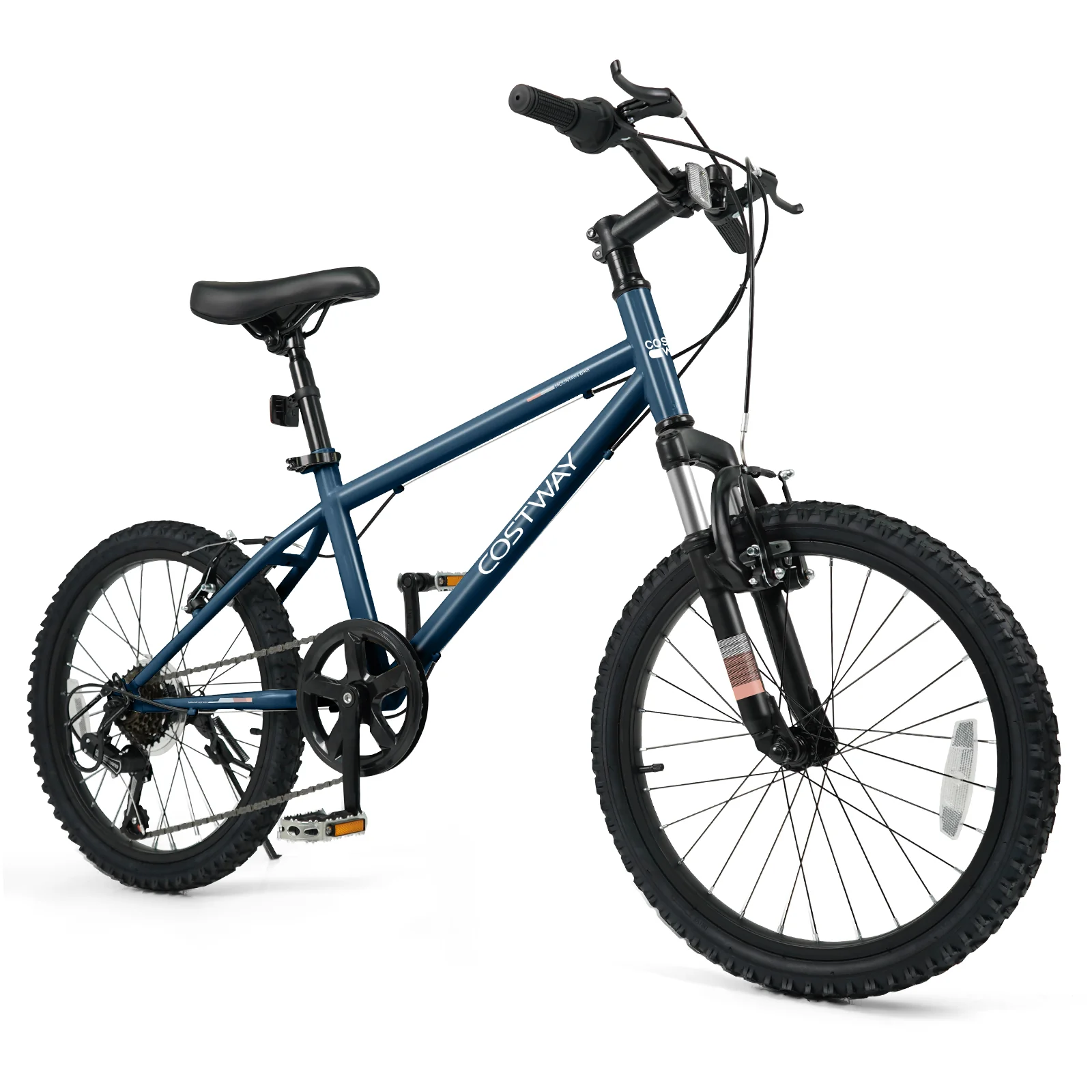 Kids Mountain Bike 20 24 Inch Child Bicycle for Boys Girls Aged 8+ Years Old Navy - Image 11