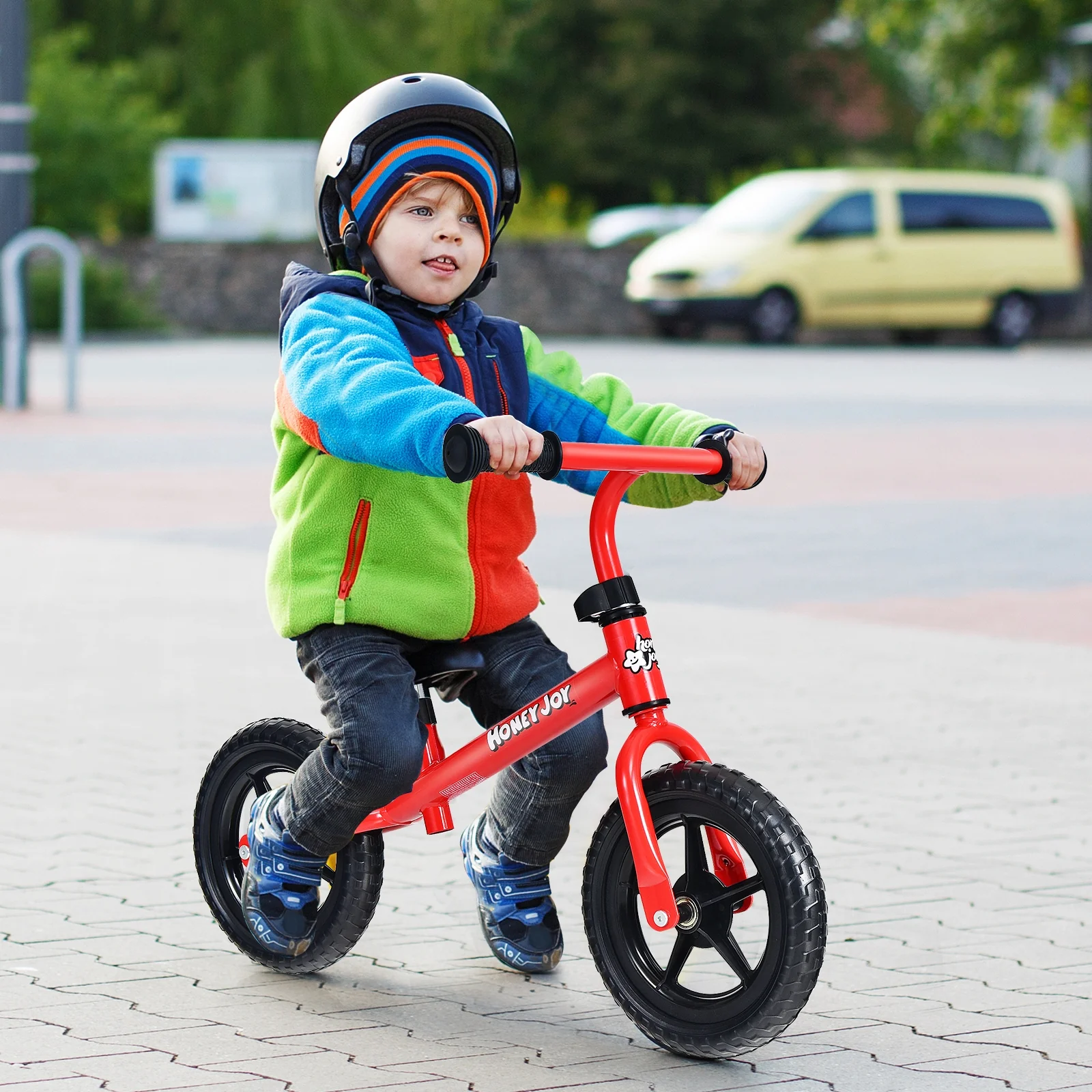 Kids No Pedal Balance Bike with Adjustable Handlebar and Seat - Image 17