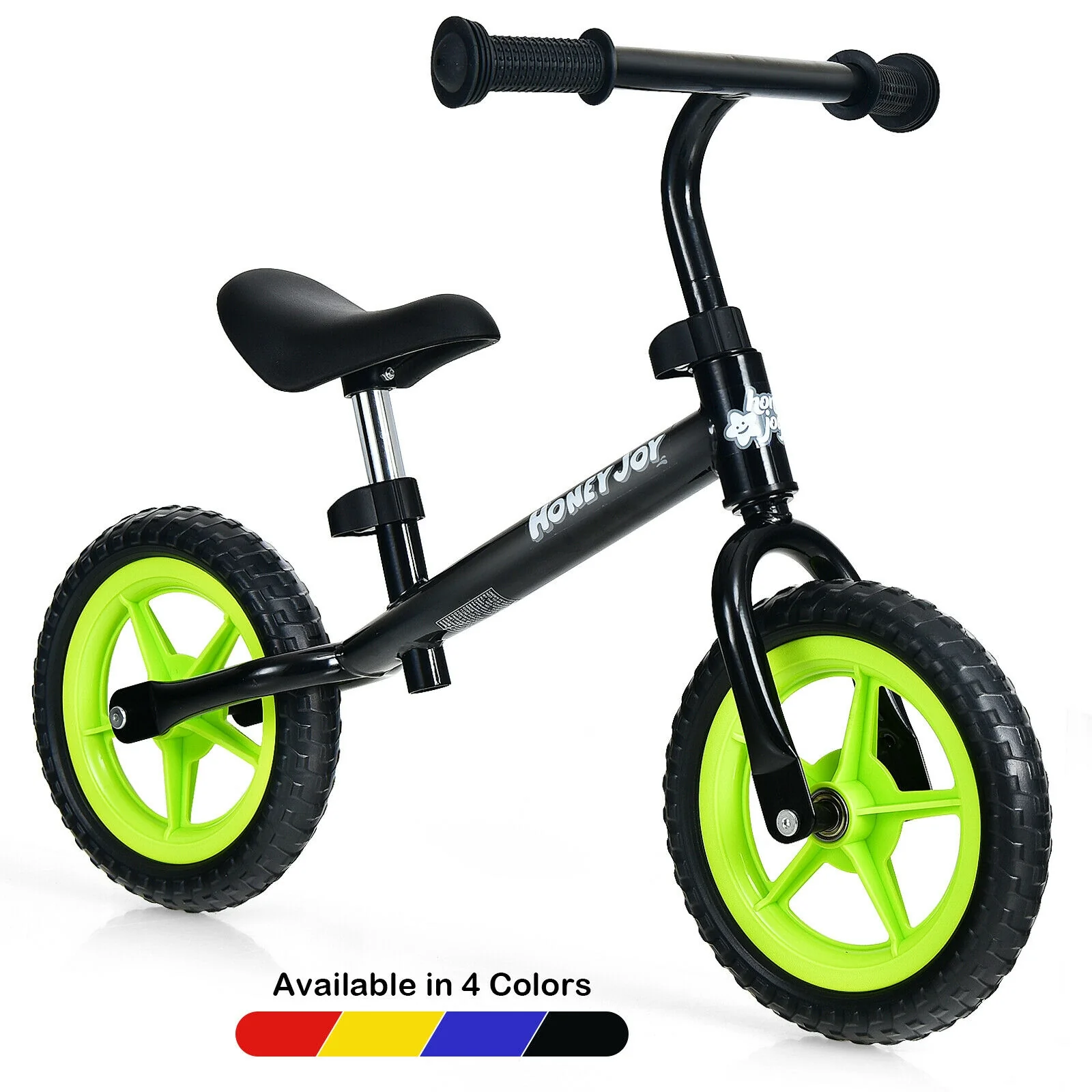 Kids No Pedal Balance Bike with Adjustable Handlebar and Seat - Image 4